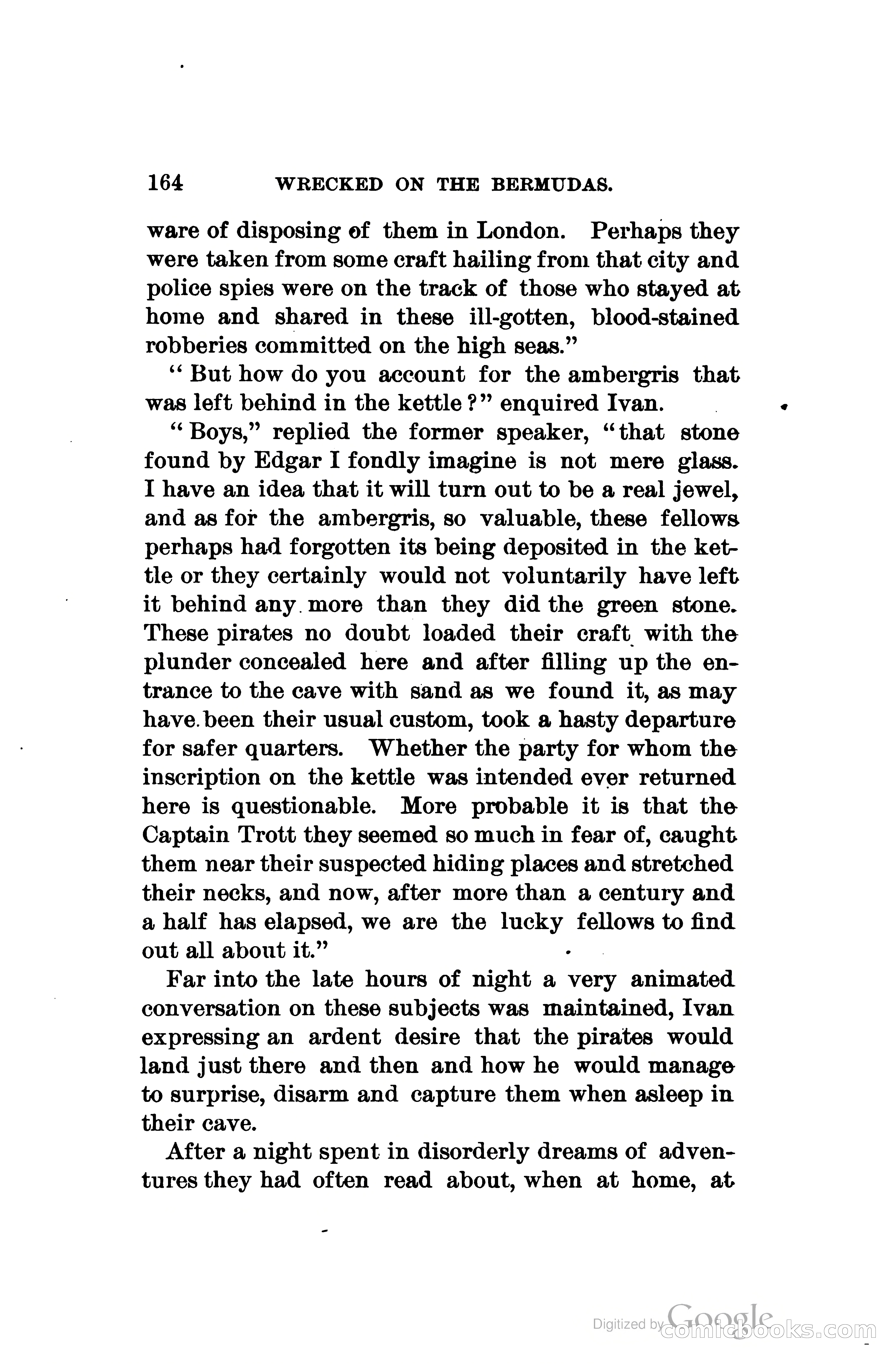 Wrecked On The Bermudas: The Thrilling Adventures Of Three Boys — page 203 of 344