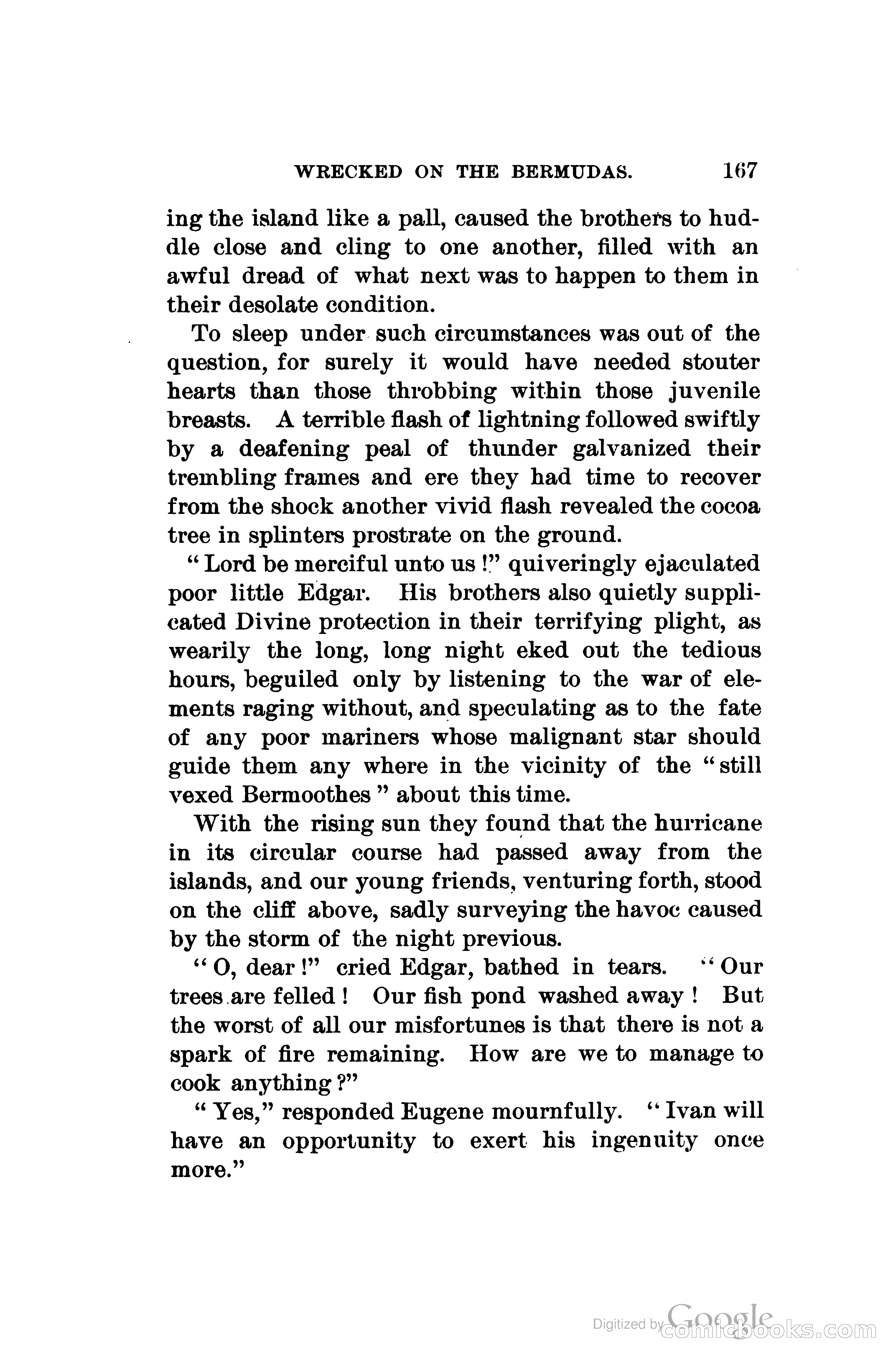 Wrecked On The Bermudas: The Thrilling Adventures Of Three Boys — page 206 of 344