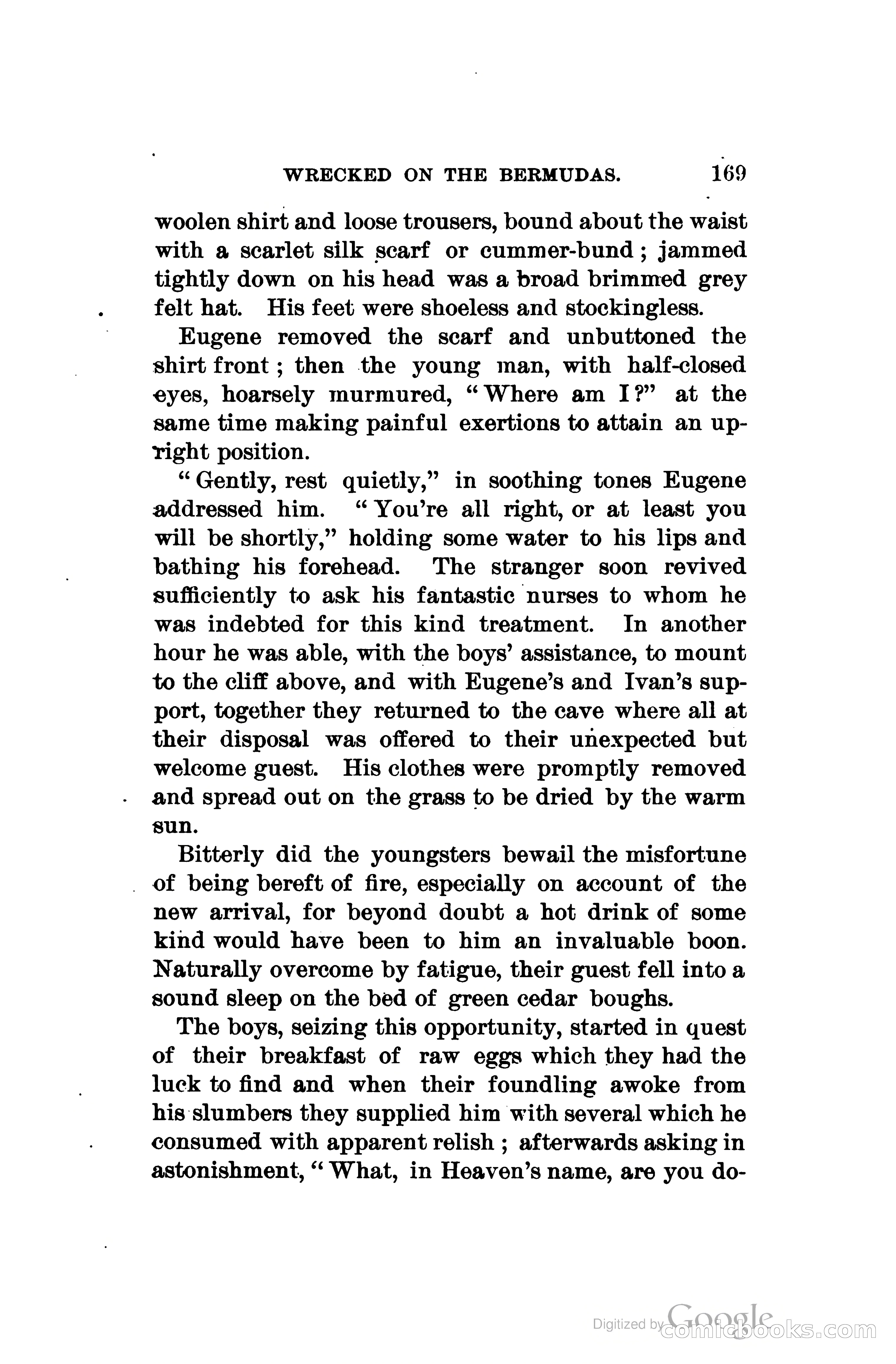 Wrecked On The Bermudas: The Thrilling Adventures Of Three Boys — page 208 of 344