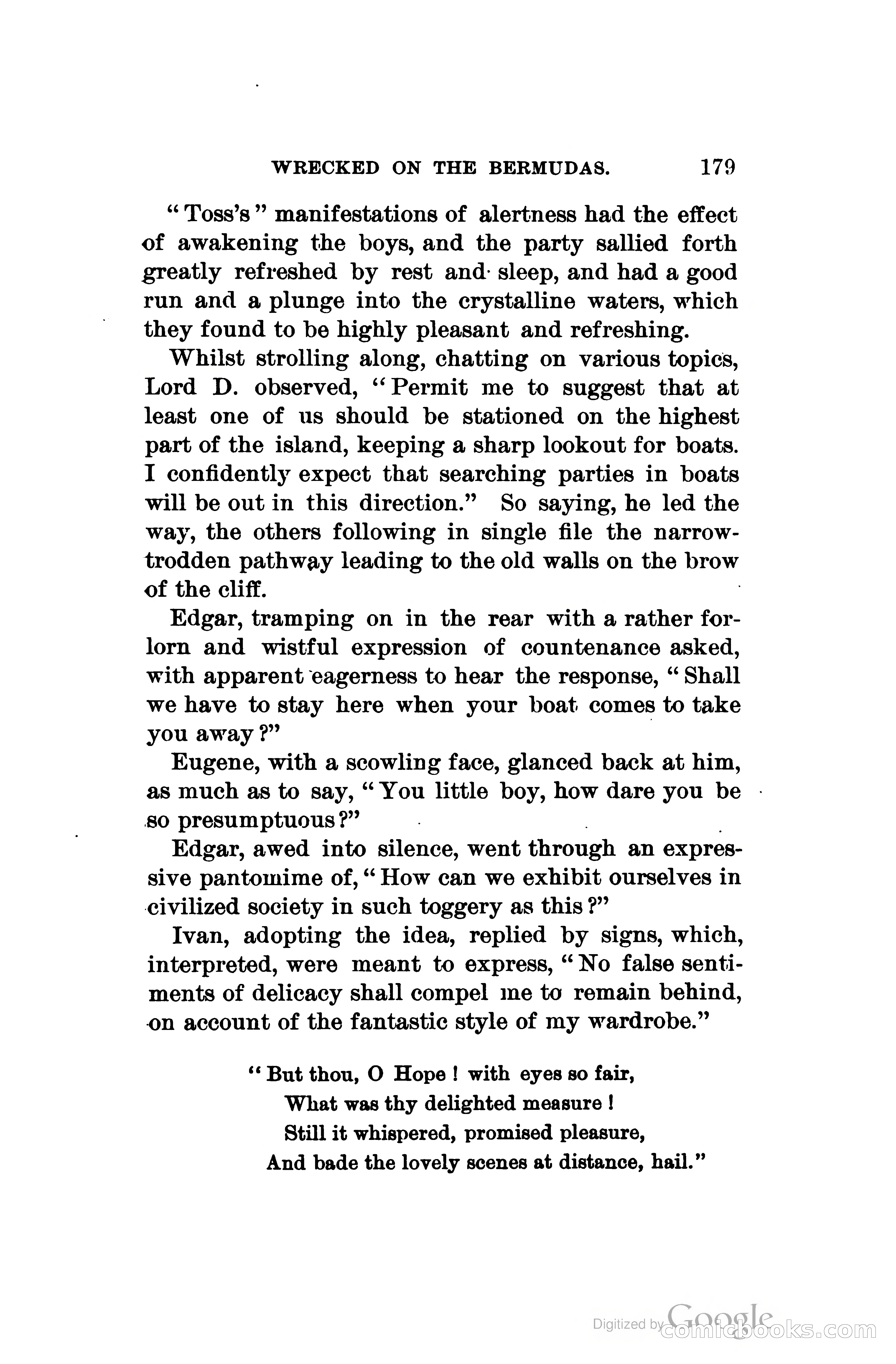 Wrecked On The Bermudas: The Thrilling Adventures Of Three Boys — page 218 of 344
