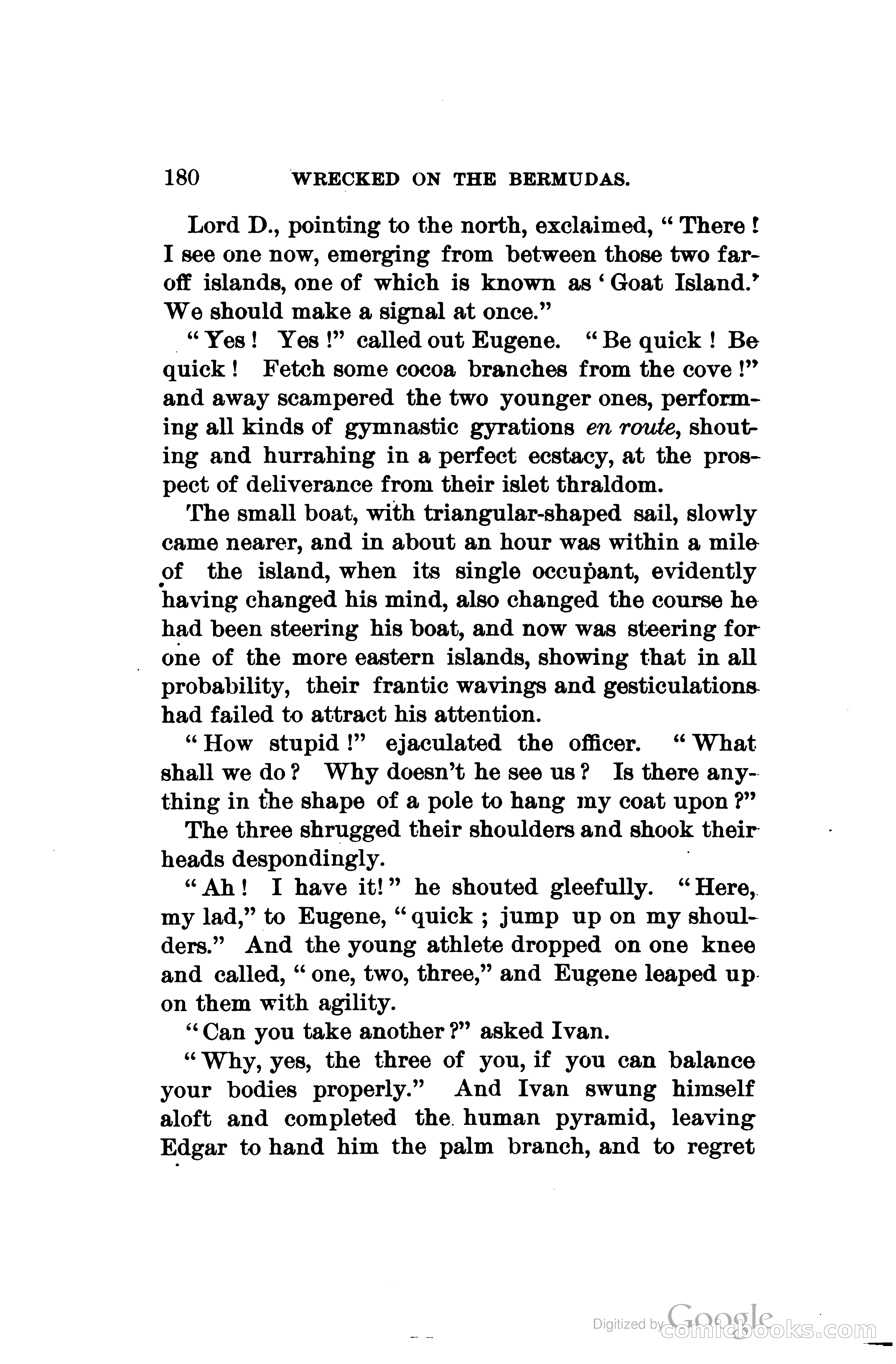 Wrecked On The Bermudas: The Thrilling Adventures Of Three Boys — page 219 of 344