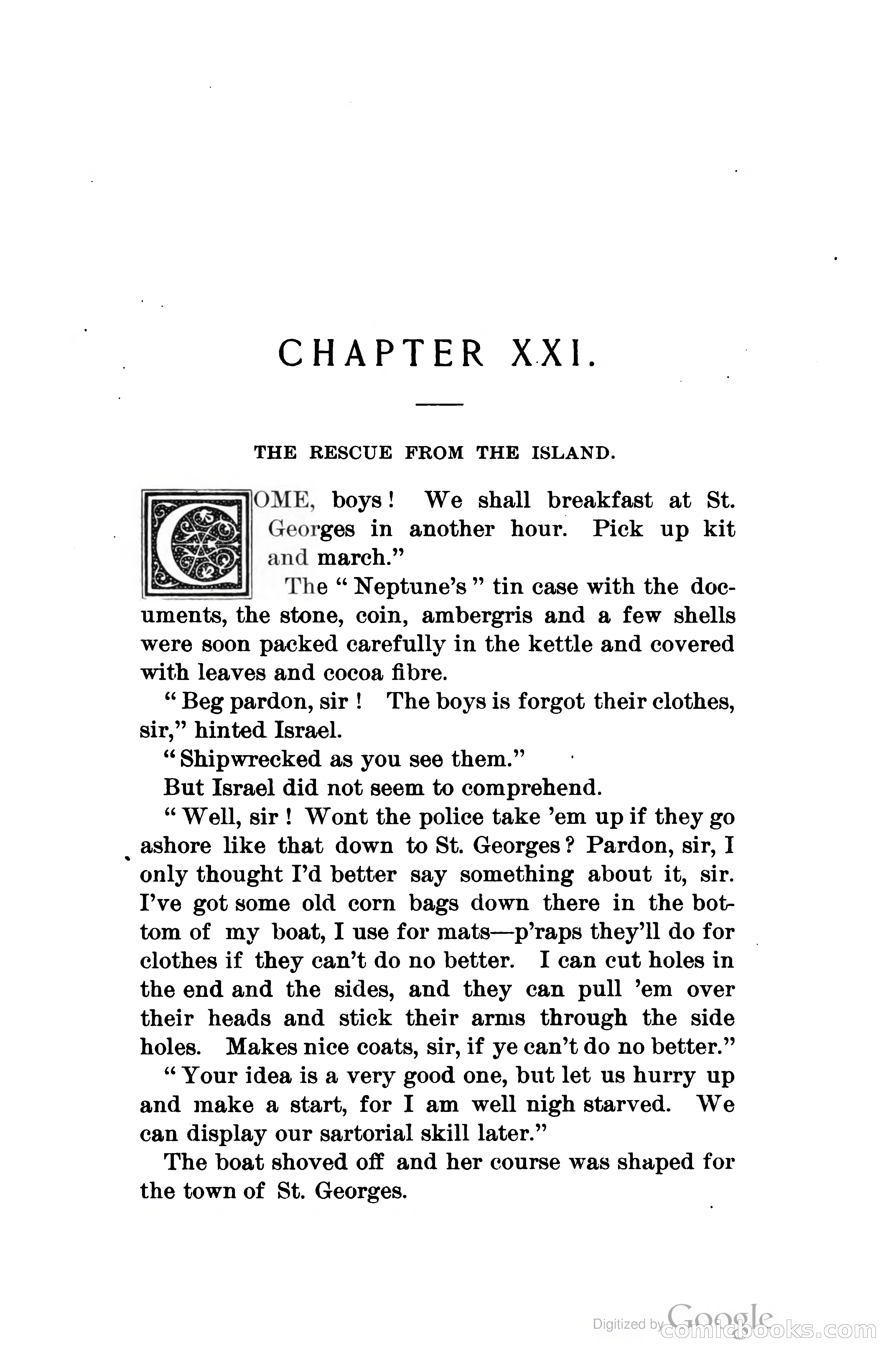 Wrecked On The Bermudas: The Thrilling Adventures Of Three Boys — page 222 of 344