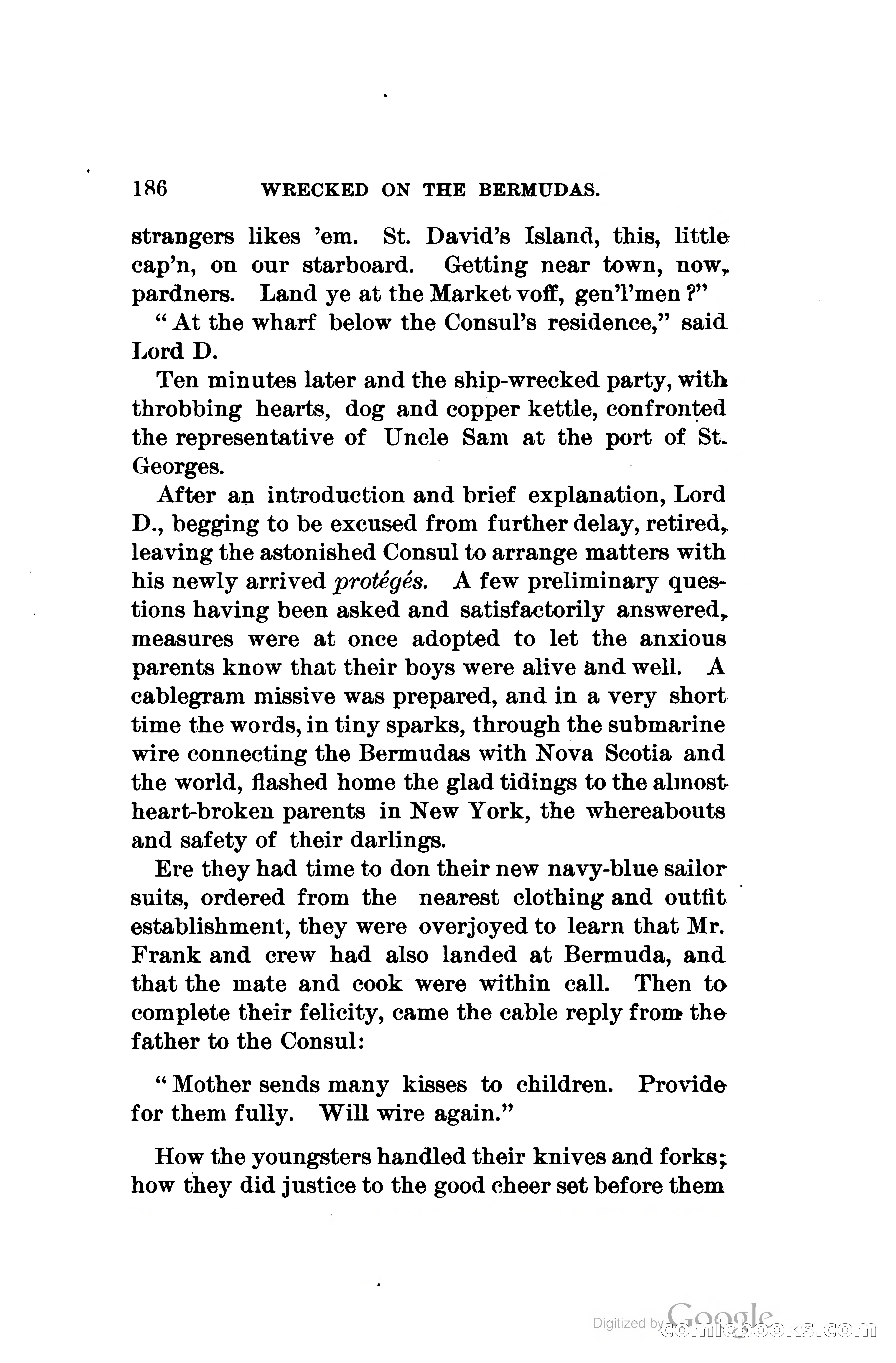 Wrecked On The Bermudas: The Thrilling Adventures Of Three Boys — page 225 of 344