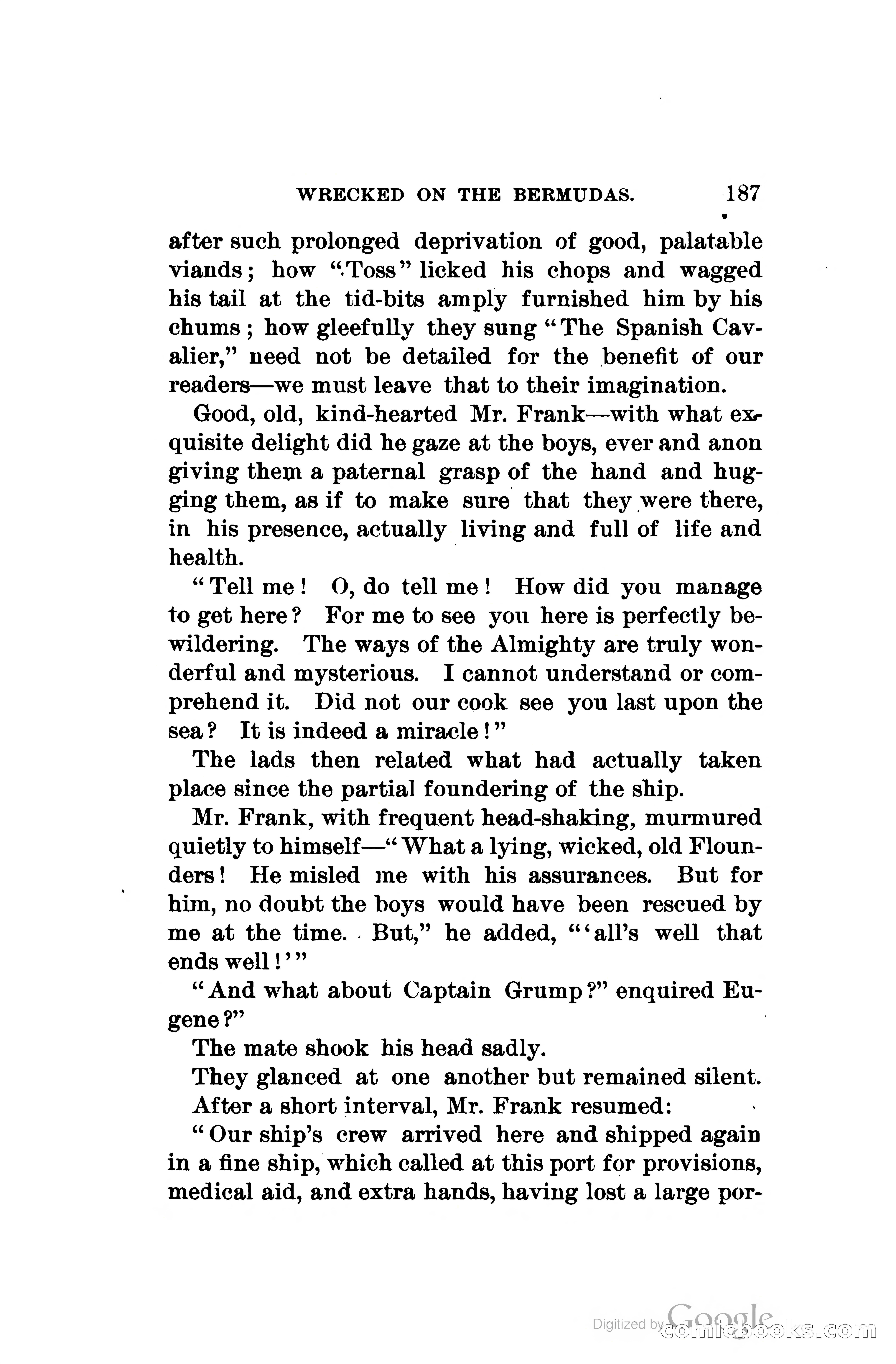 Wrecked On The Bermudas: The Thrilling Adventures Of Three Boys — page 226 of 344