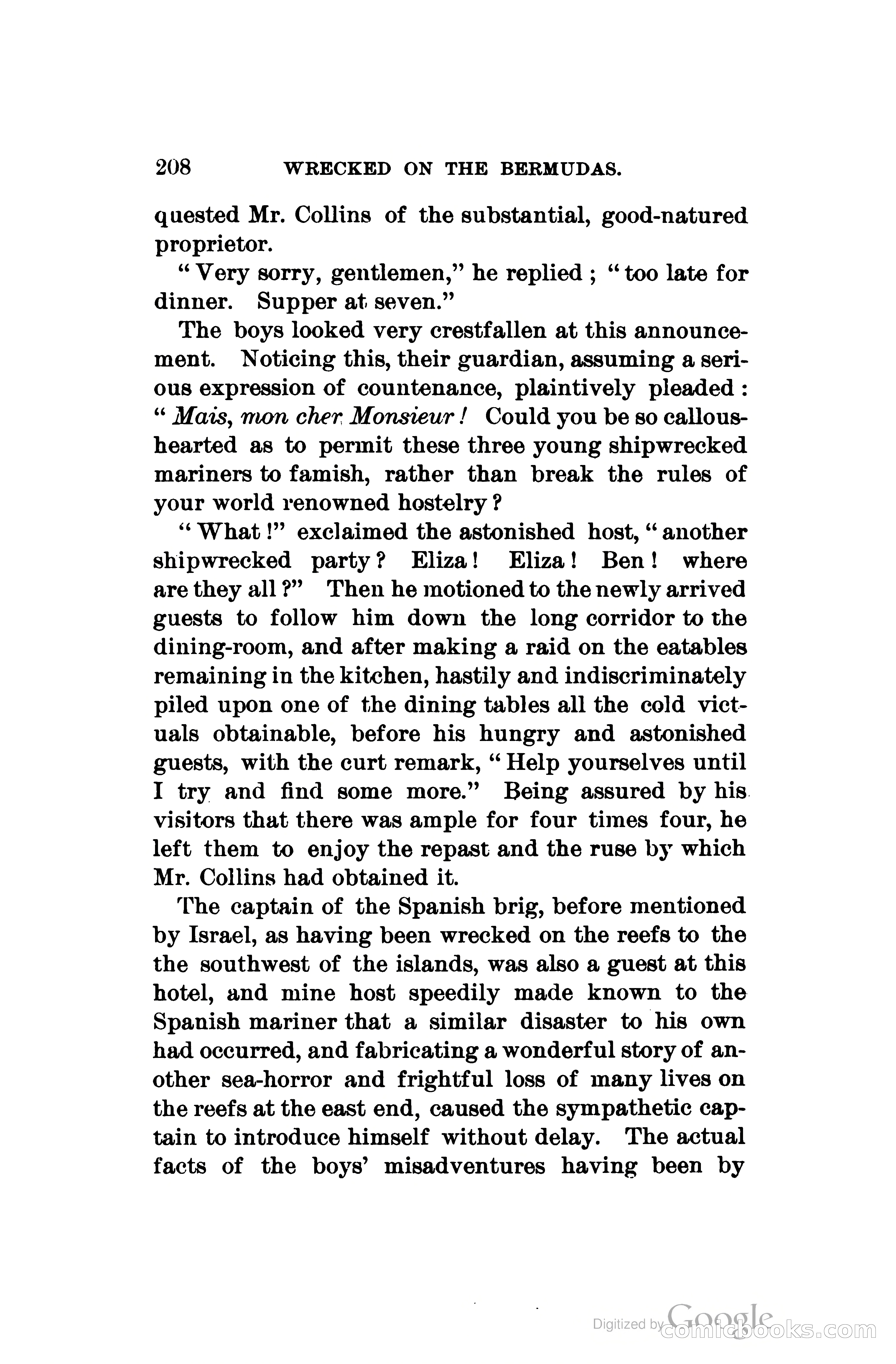 Wrecked On The Bermudas: The Thrilling Adventures Of Three Boys — page 249 of 344