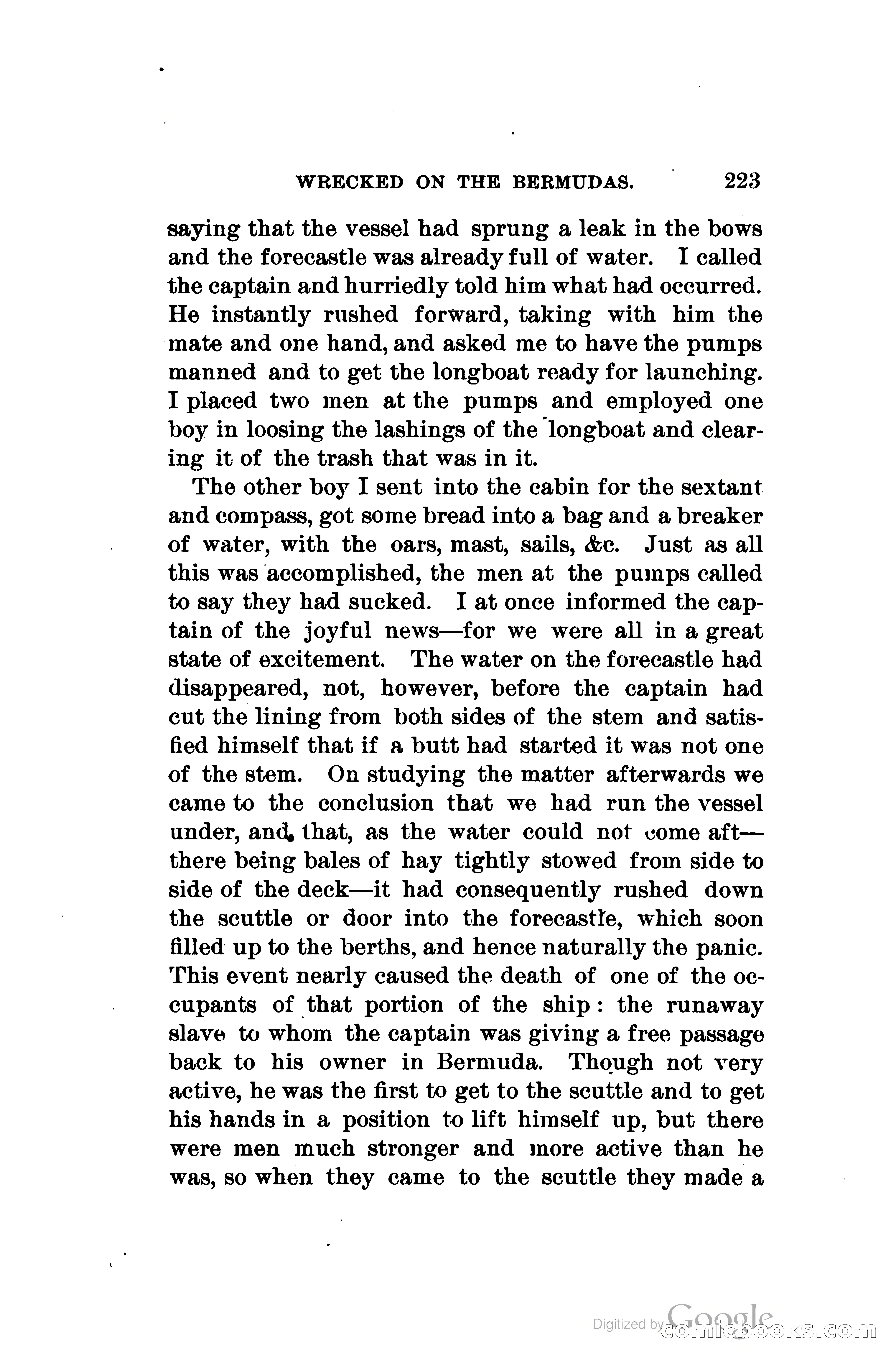 Wrecked On The Bermudas: The Thrilling Adventures Of Three Boys — page 266 of 344