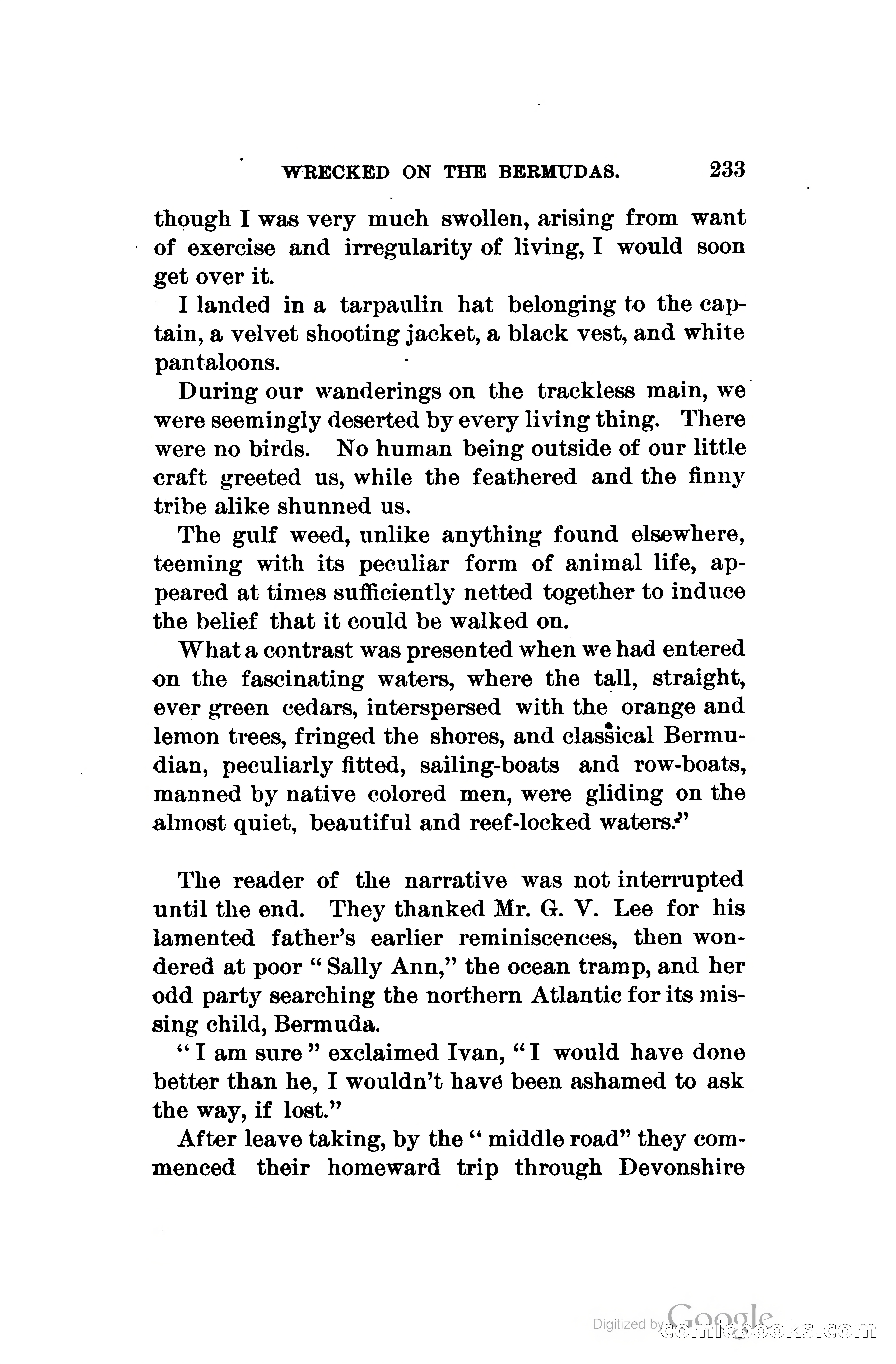 Wrecked On The Bermudas: The Thrilling Adventures Of Three Boys — page 276 of 344