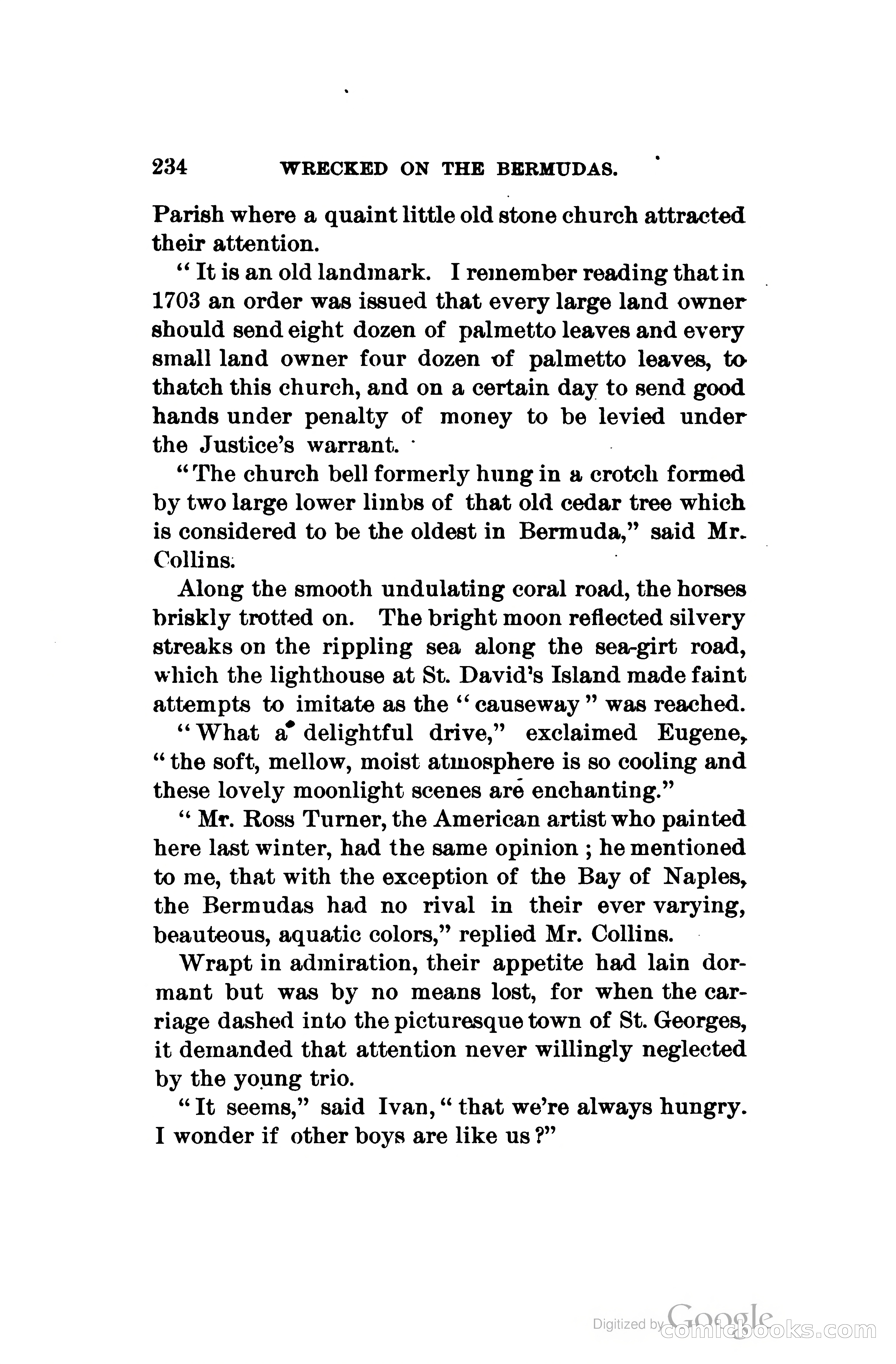 Wrecked On The Bermudas: The Thrilling Adventures Of Three Boys — page 277 of 344