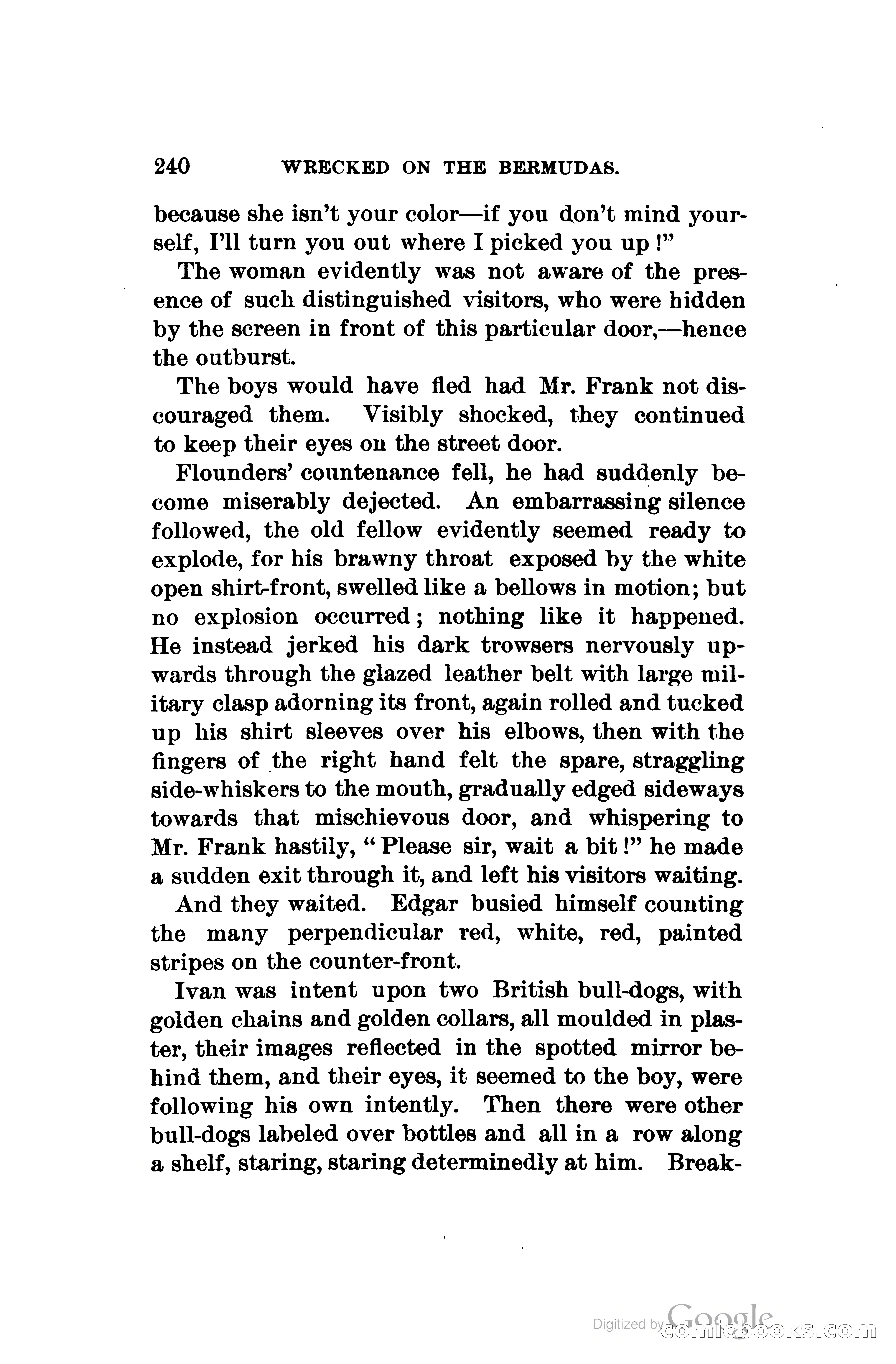 Wrecked On The Bermudas: The Thrilling Adventures Of Three Boys — page 283 of 344