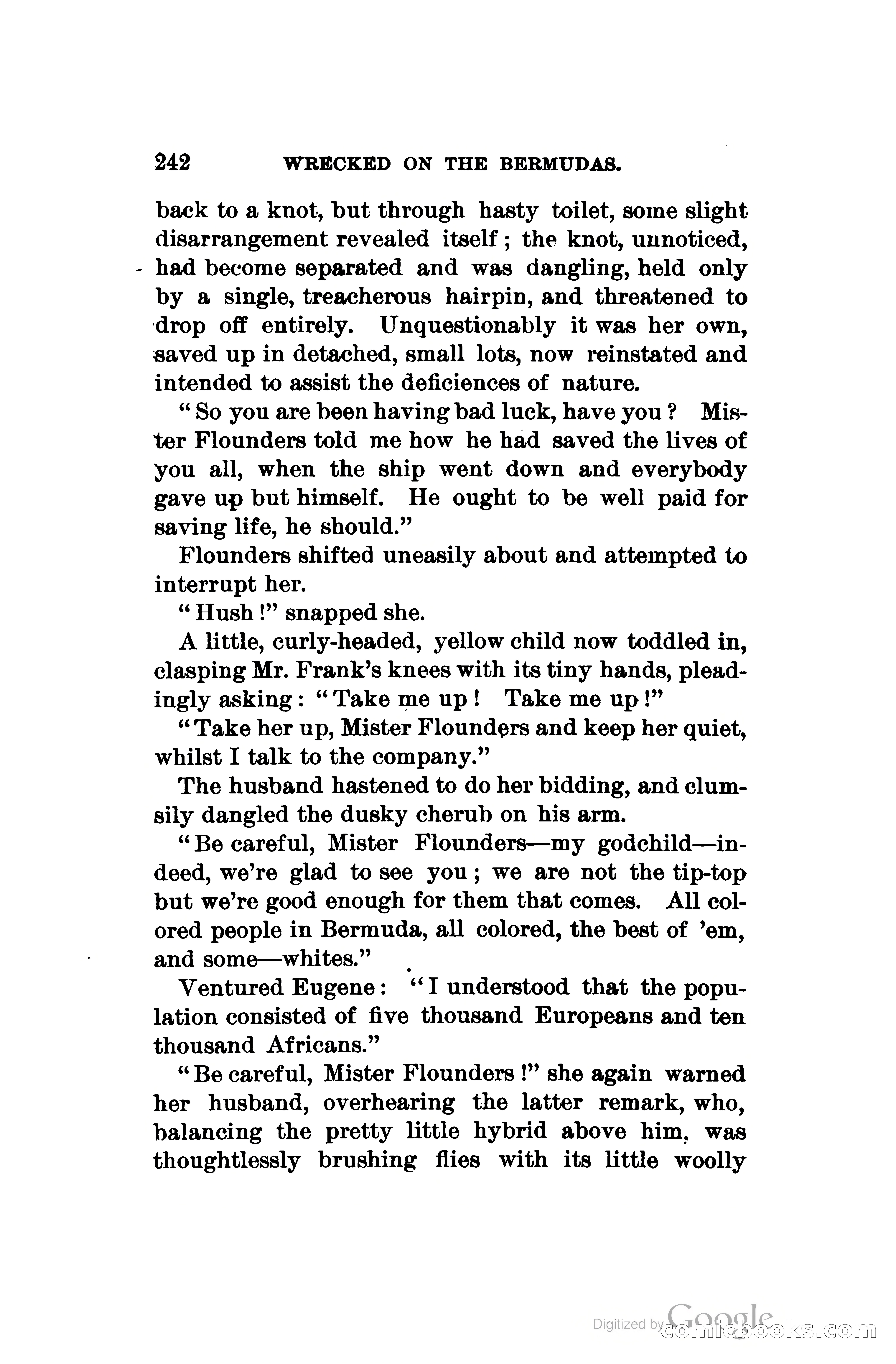 Wrecked On The Bermudas: The Thrilling Adventures Of Three Boys — page 285 of 344