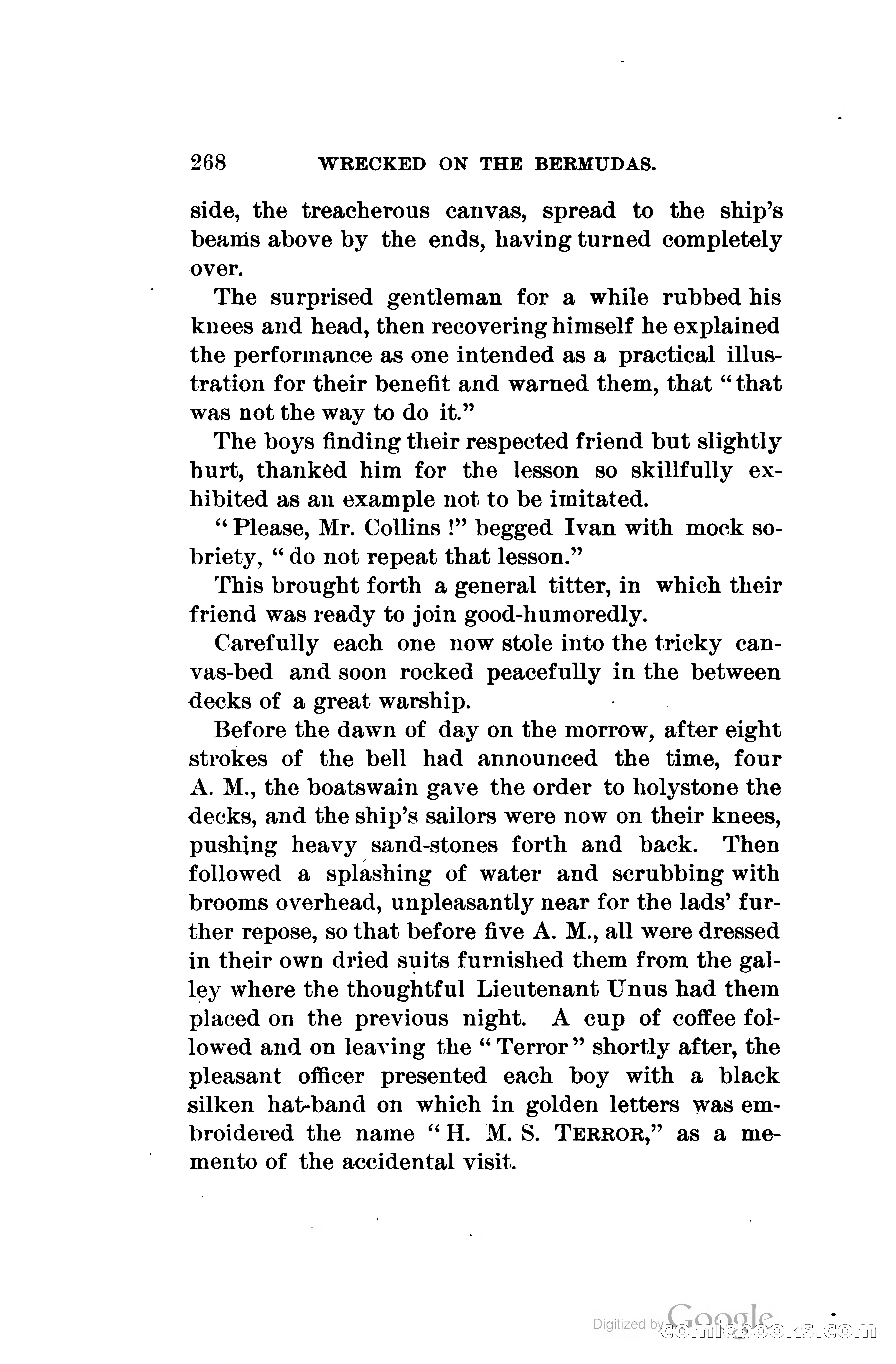 Wrecked On The Bermudas: The Thrilling Adventures Of Three Boys — page 311 of 344