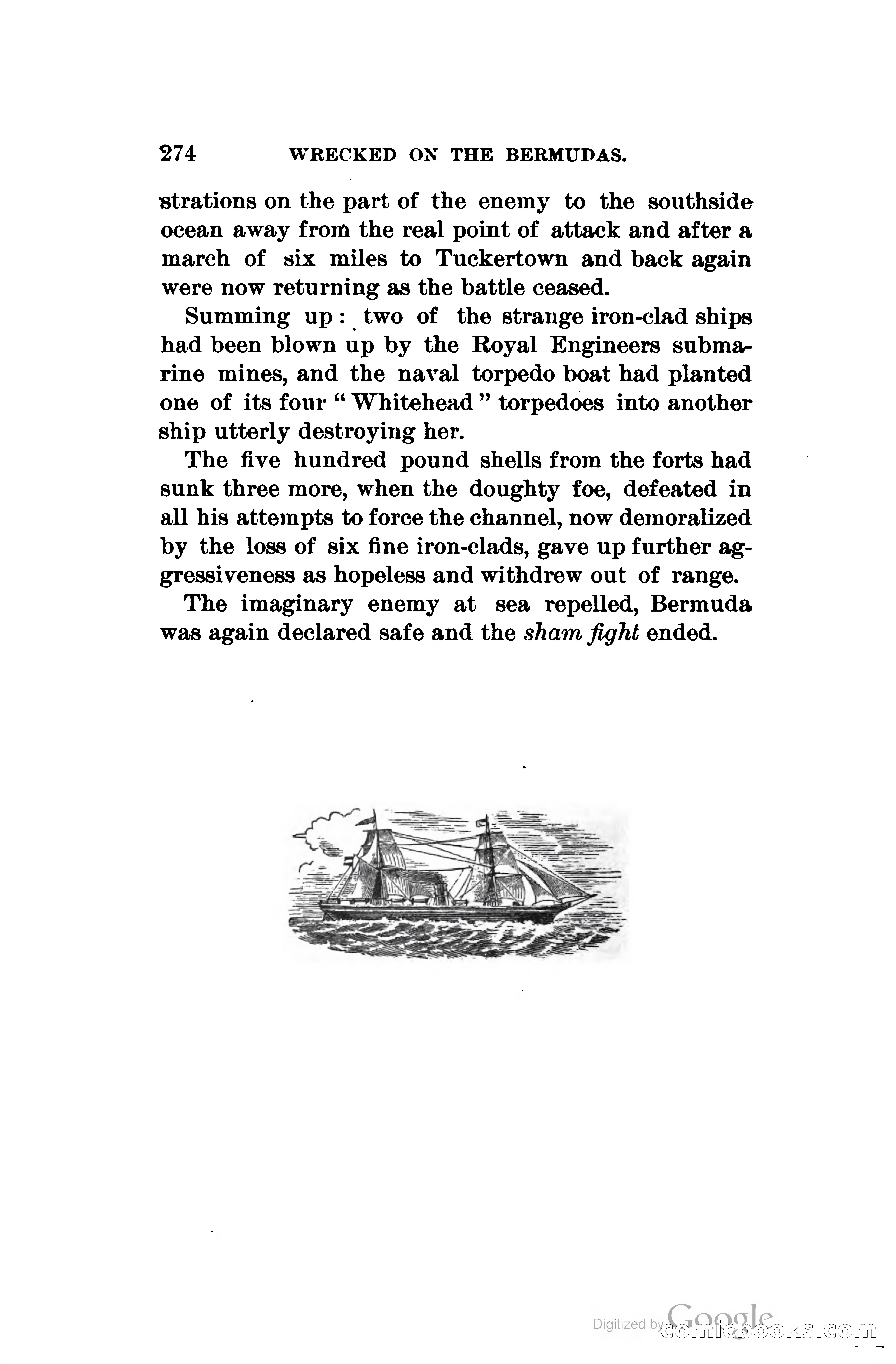 Wrecked On The Bermudas: The Thrilling Adventures Of Three Boys — page 319 of 344