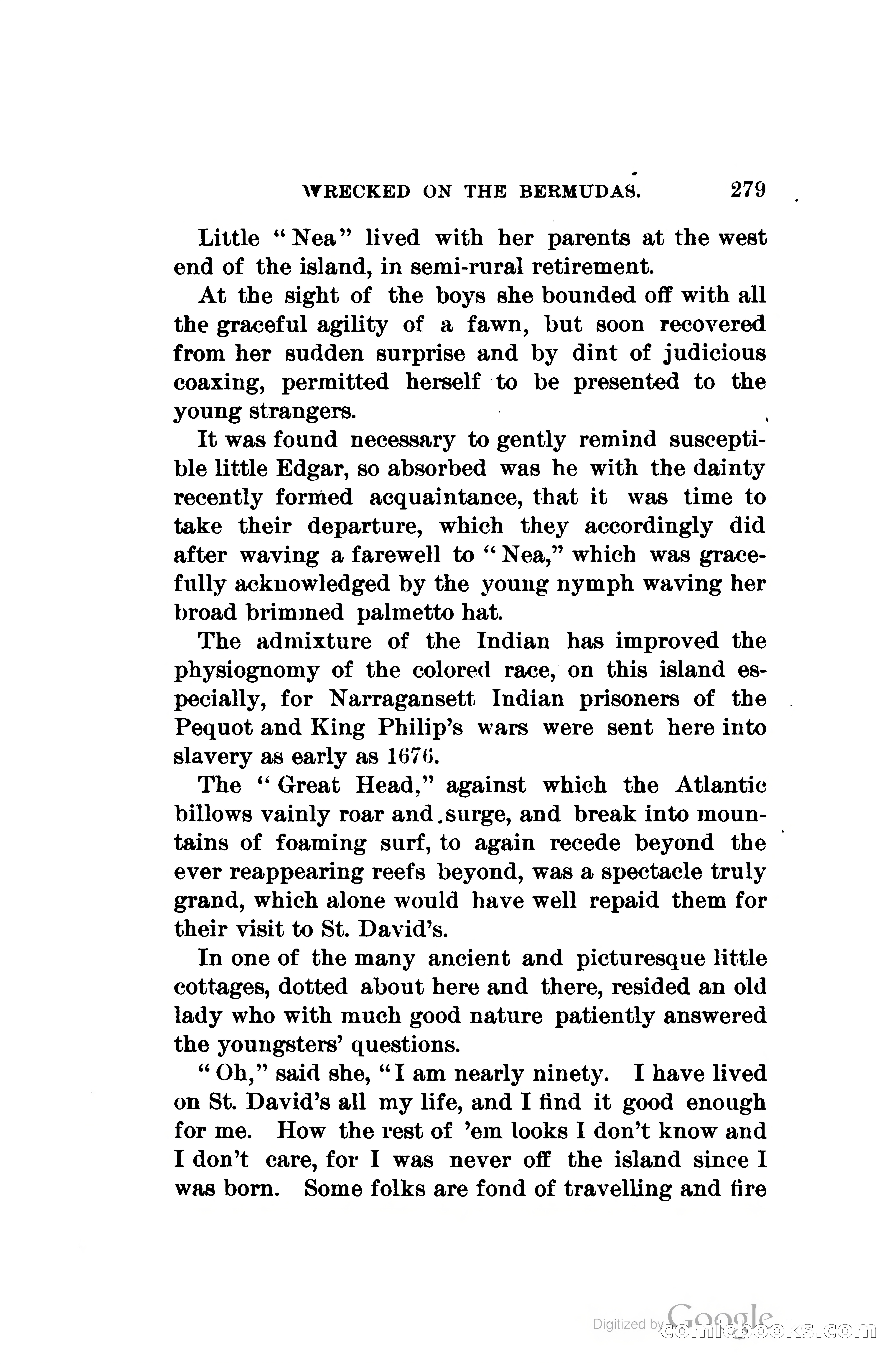 Wrecked On The Bermudas: The Thrilling Adventures Of Three Boys — page 324 of 344