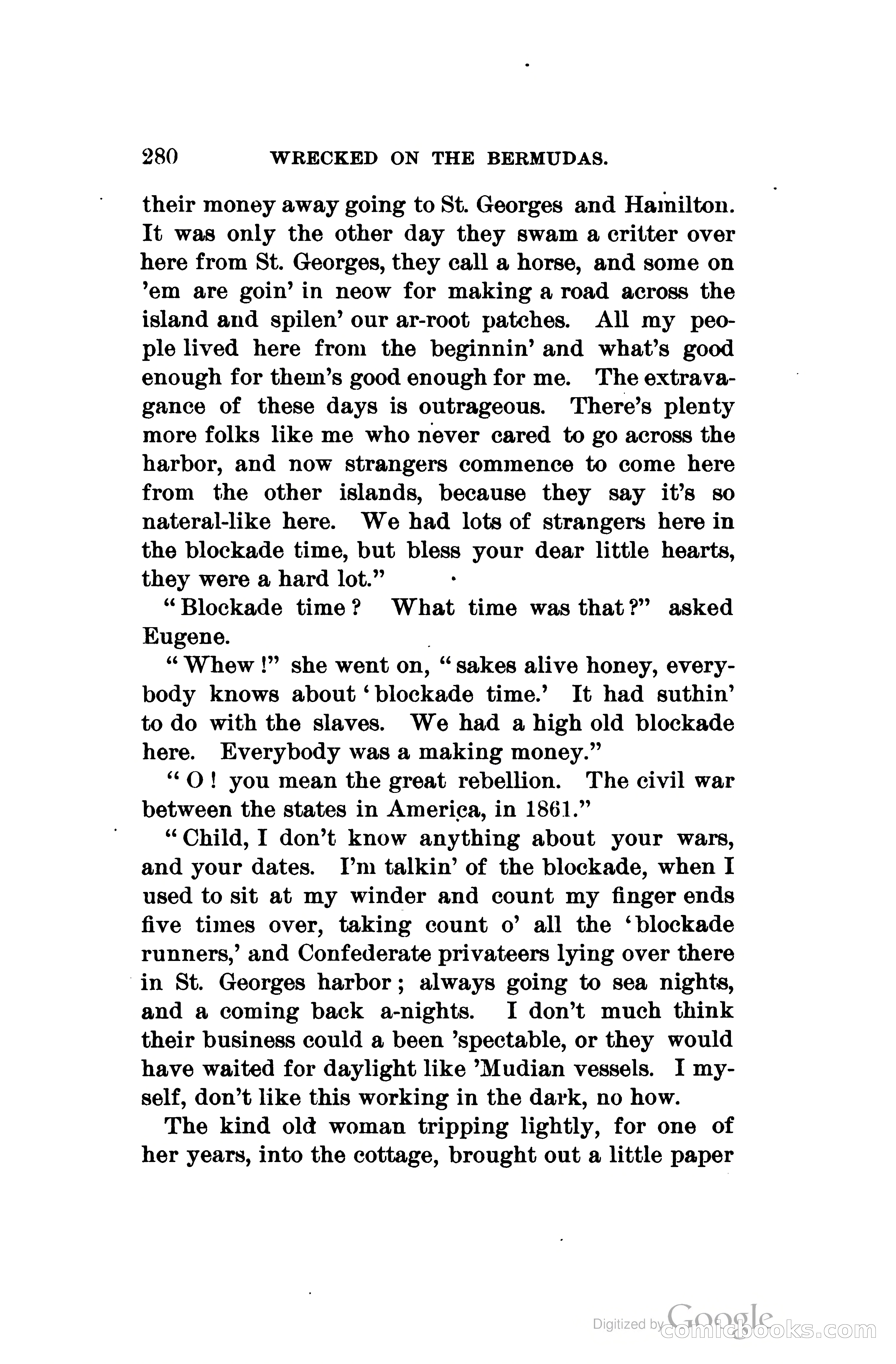 Wrecked On The Bermudas: The Thrilling Adventures Of Three Boys — page 325 of 344