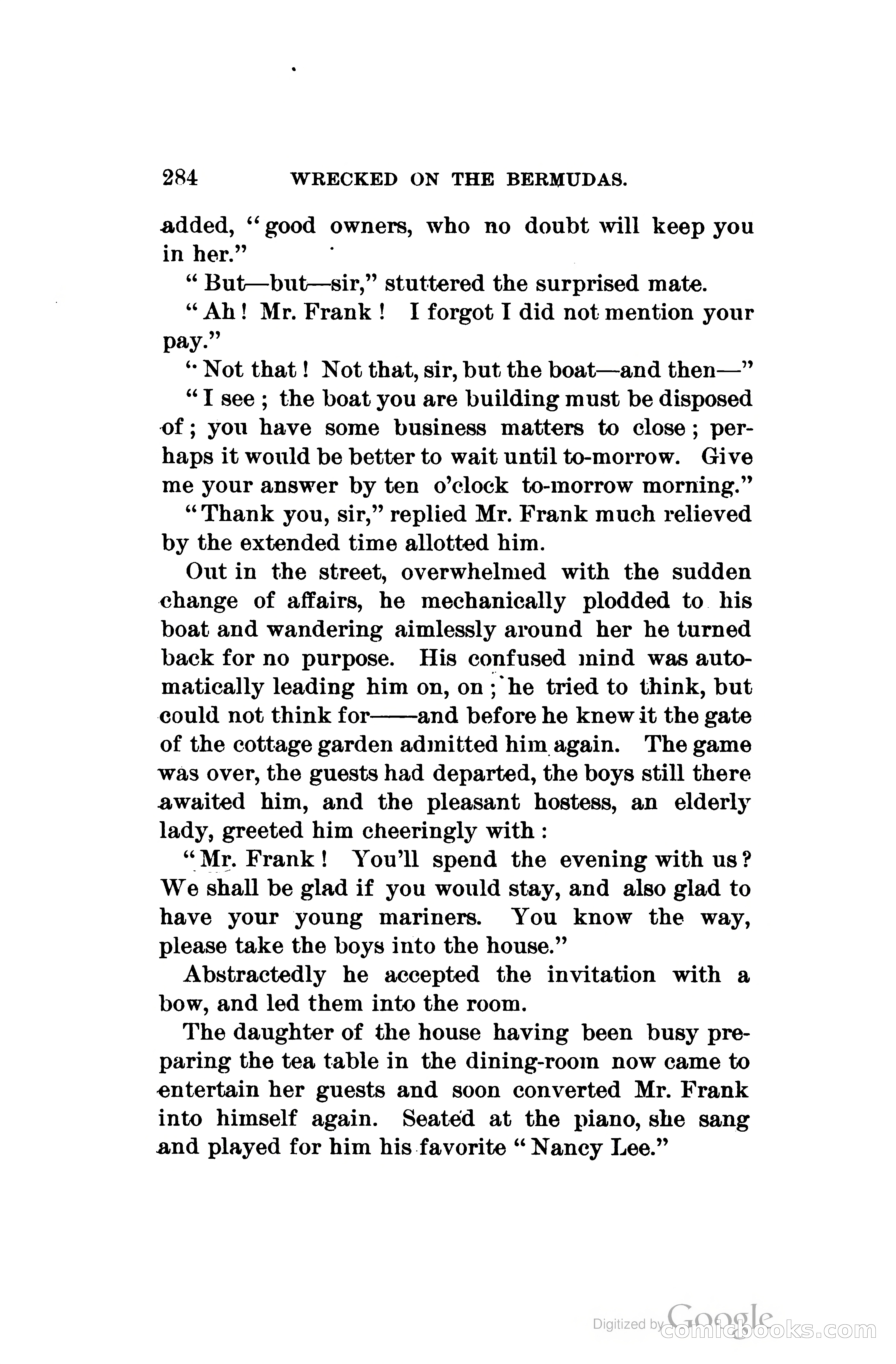 Wrecked On The Bermudas: The Thrilling Adventures Of Three Boys — page 331 of 344