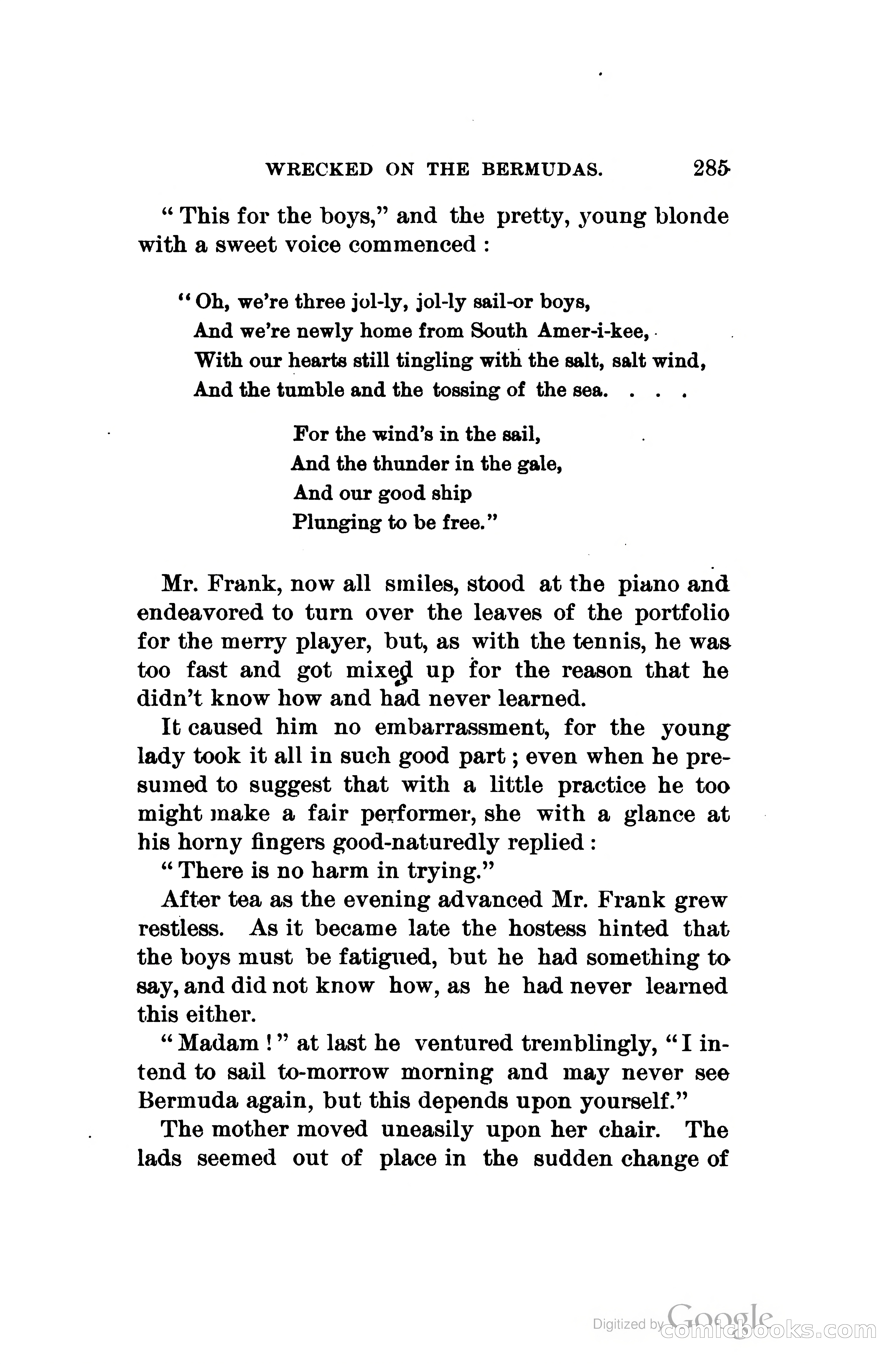 Wrecked On The Bermudas: The Thrilling Adventures Of Three Boys — page 332 of 344