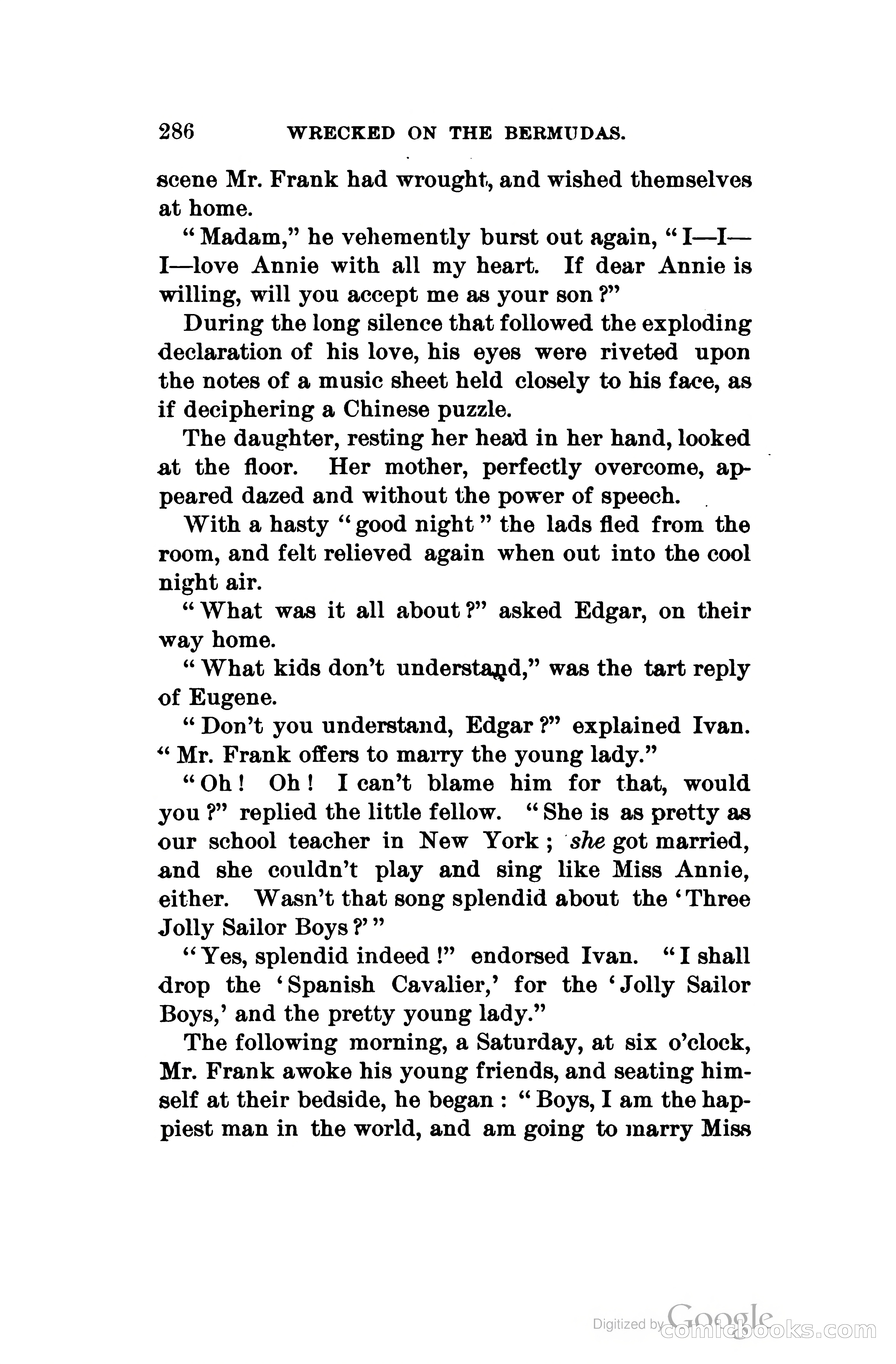 Wrecked On The Bermudas: The Thrilling Adventures Of Three Boys — page 333 of 344