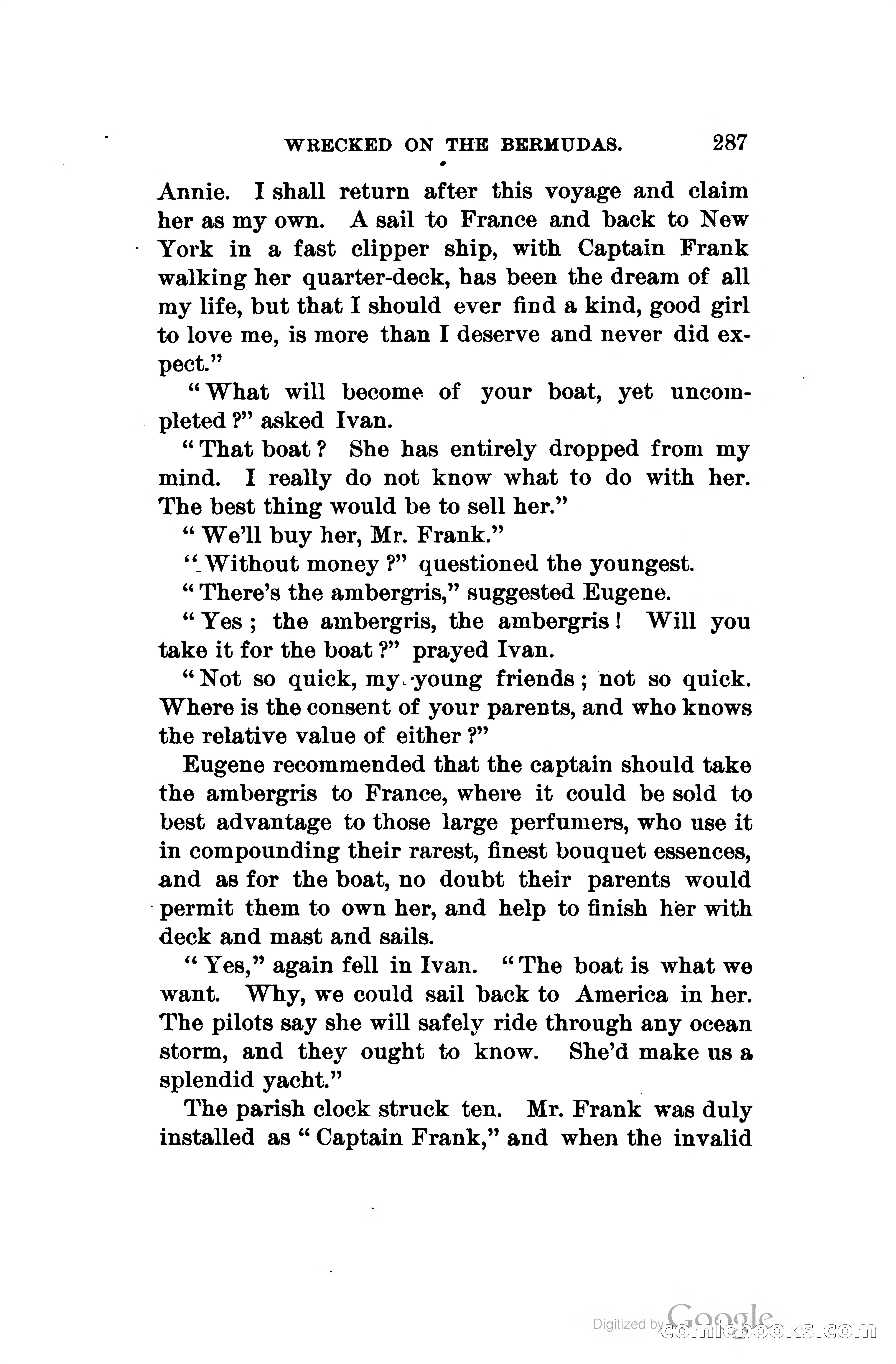 Wrecked On The Bermudas: The Thrilling Adventures Of Three Boys — page 334 of 344