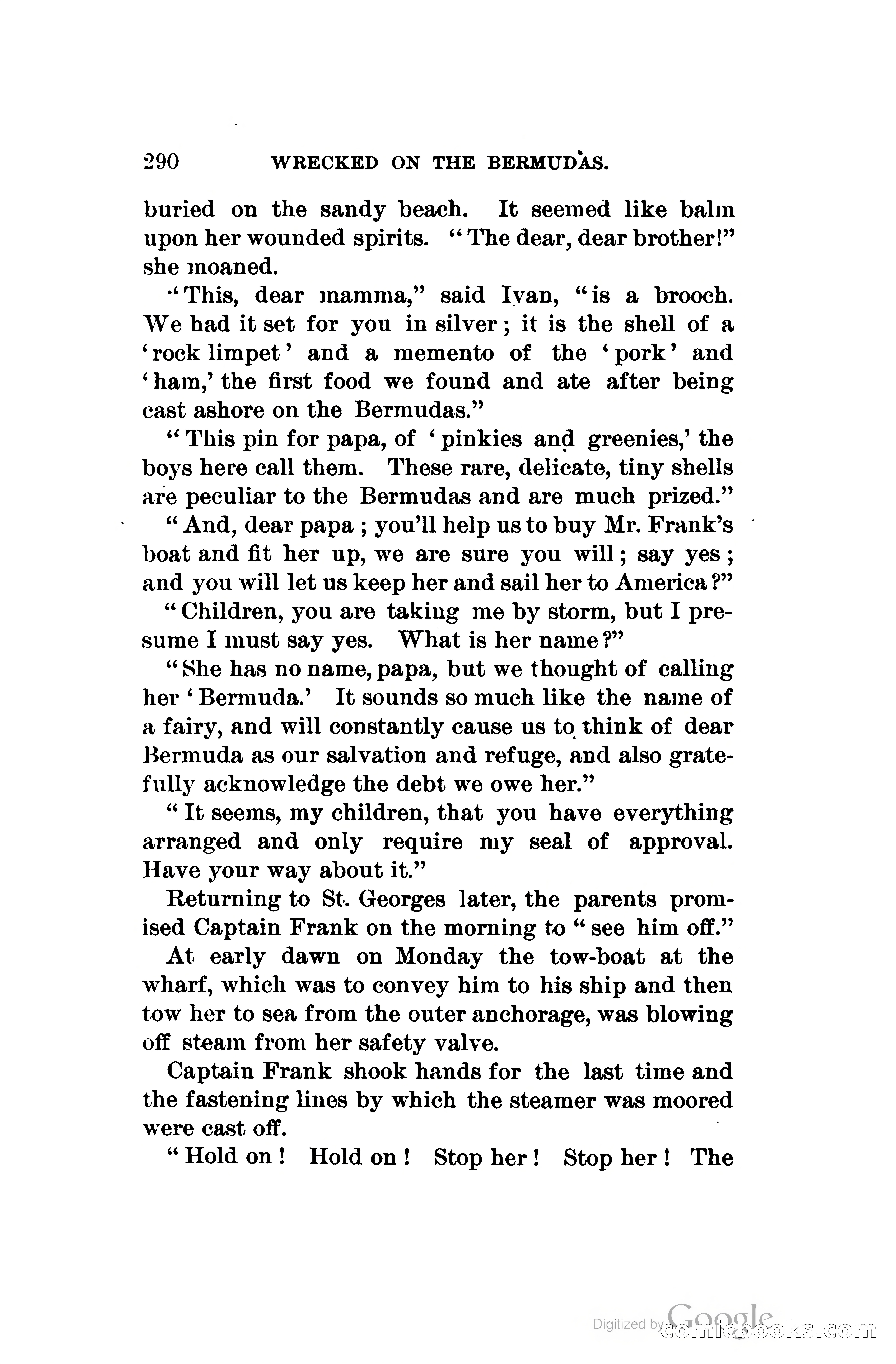 Wrecked On The Bermudas: The Thrilling Adventures Of Three Boys — page 337 of 344