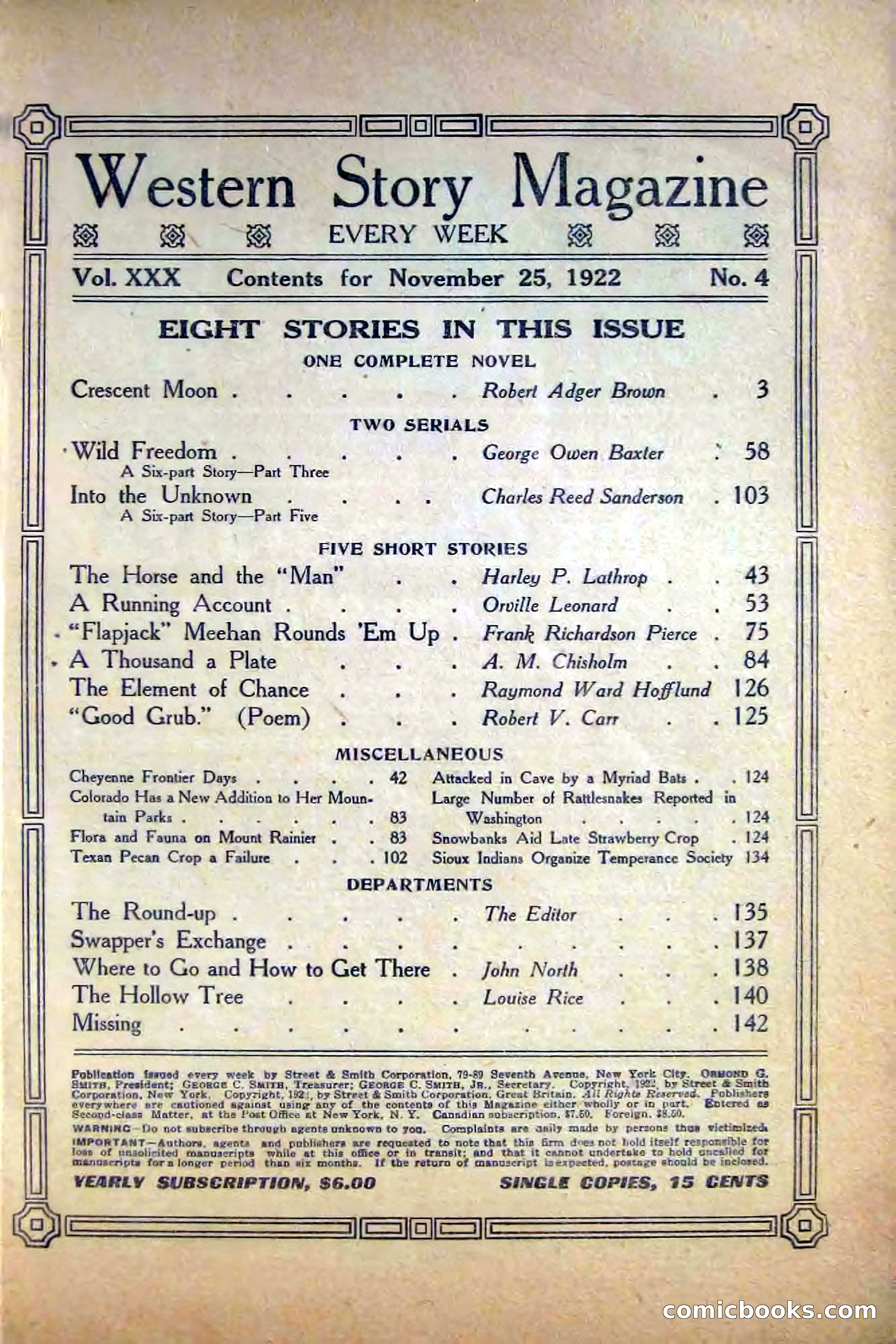 Western Story Magazine — page 3 of 148