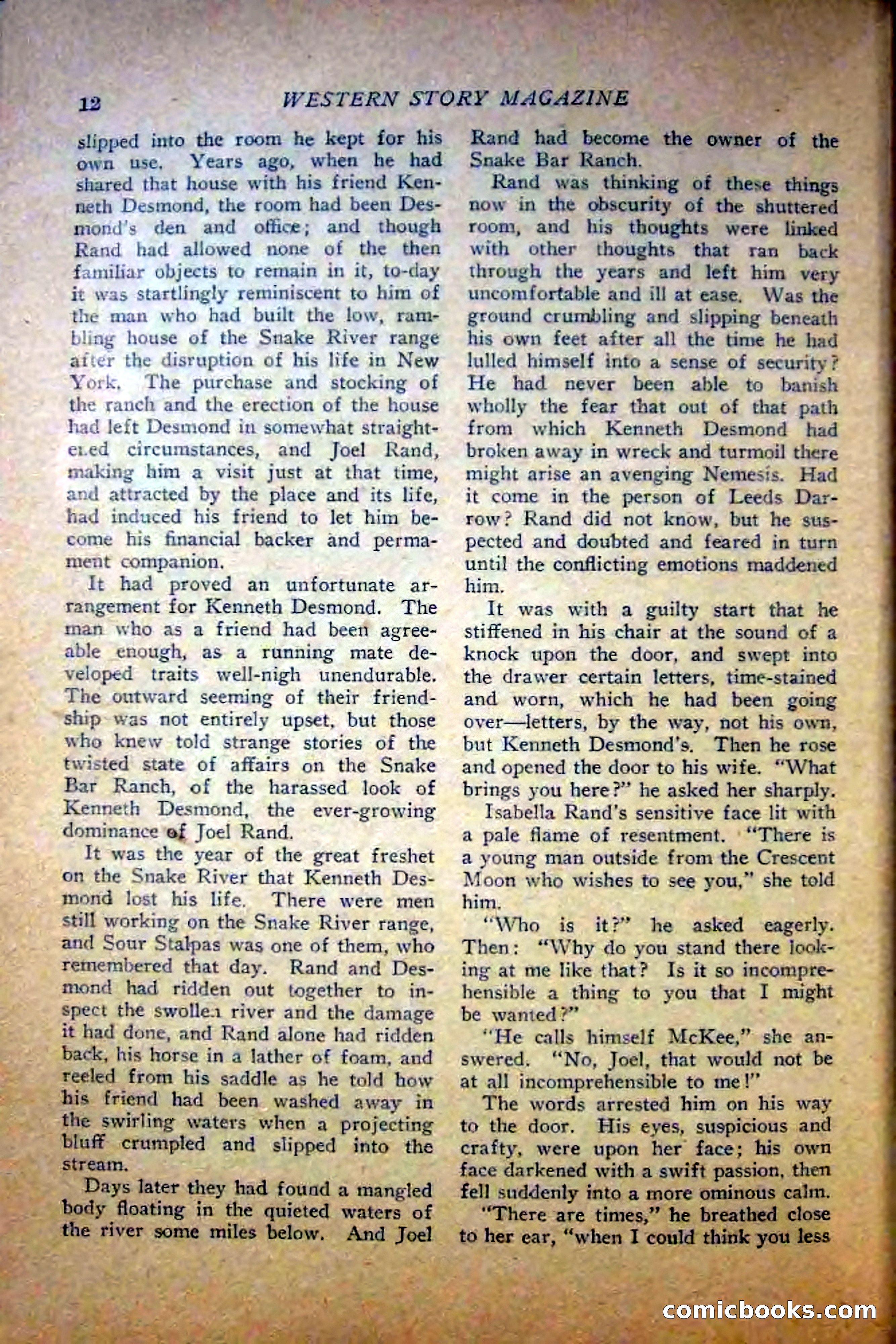Western Story Magazine — page 14 of 148
