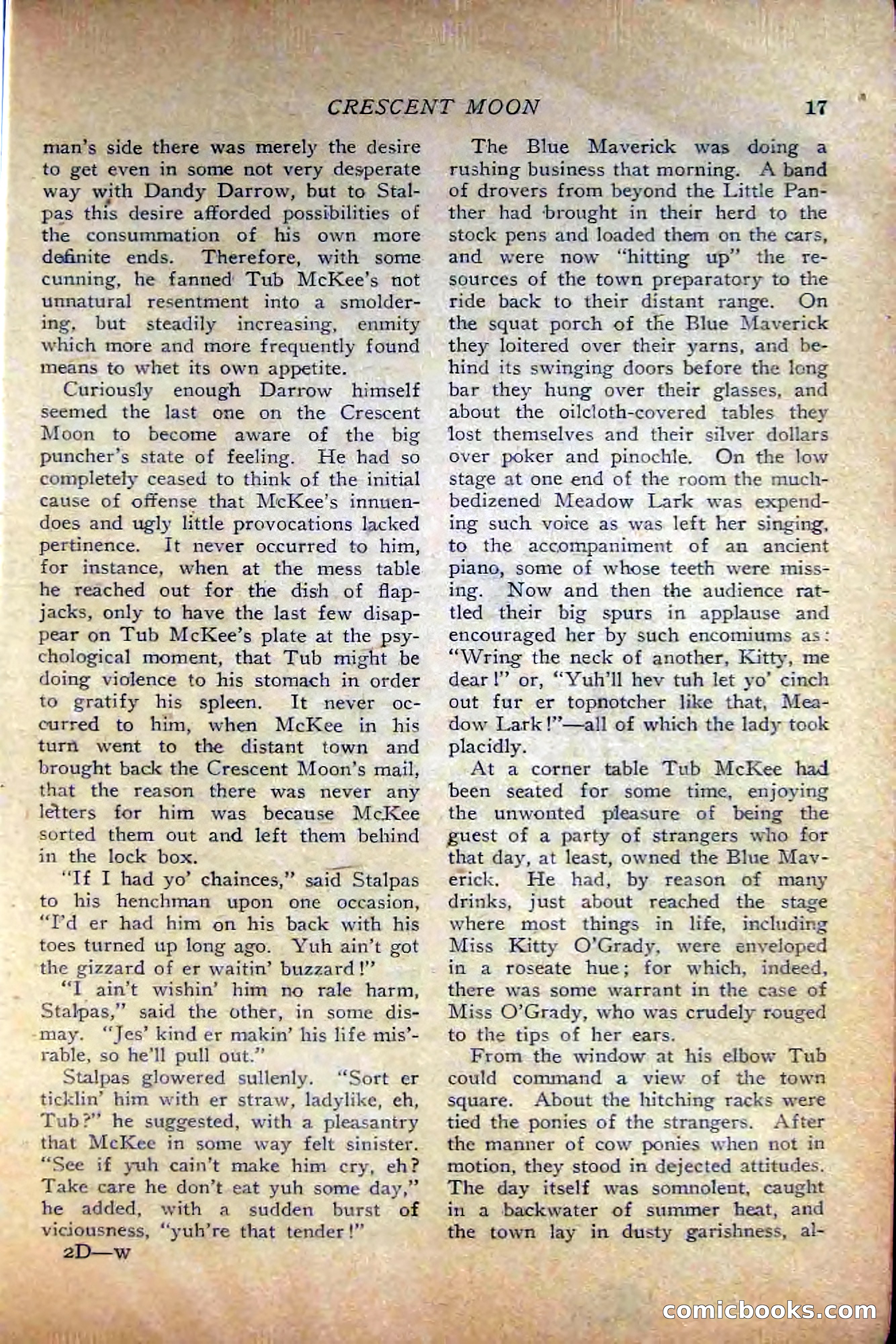 Western Story Magazine — page 19 of 148