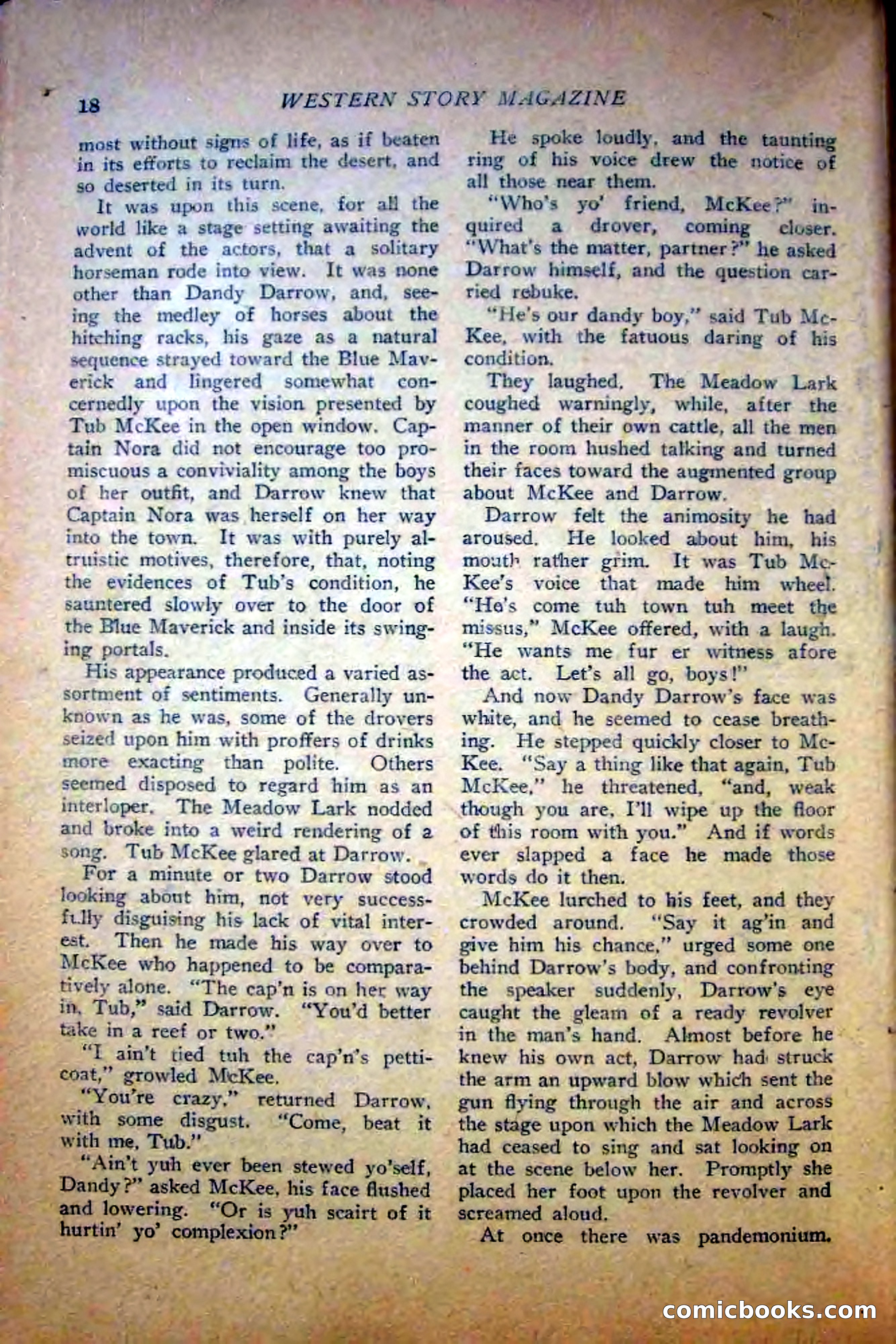 Western Story Magazine — page 20 of 148
