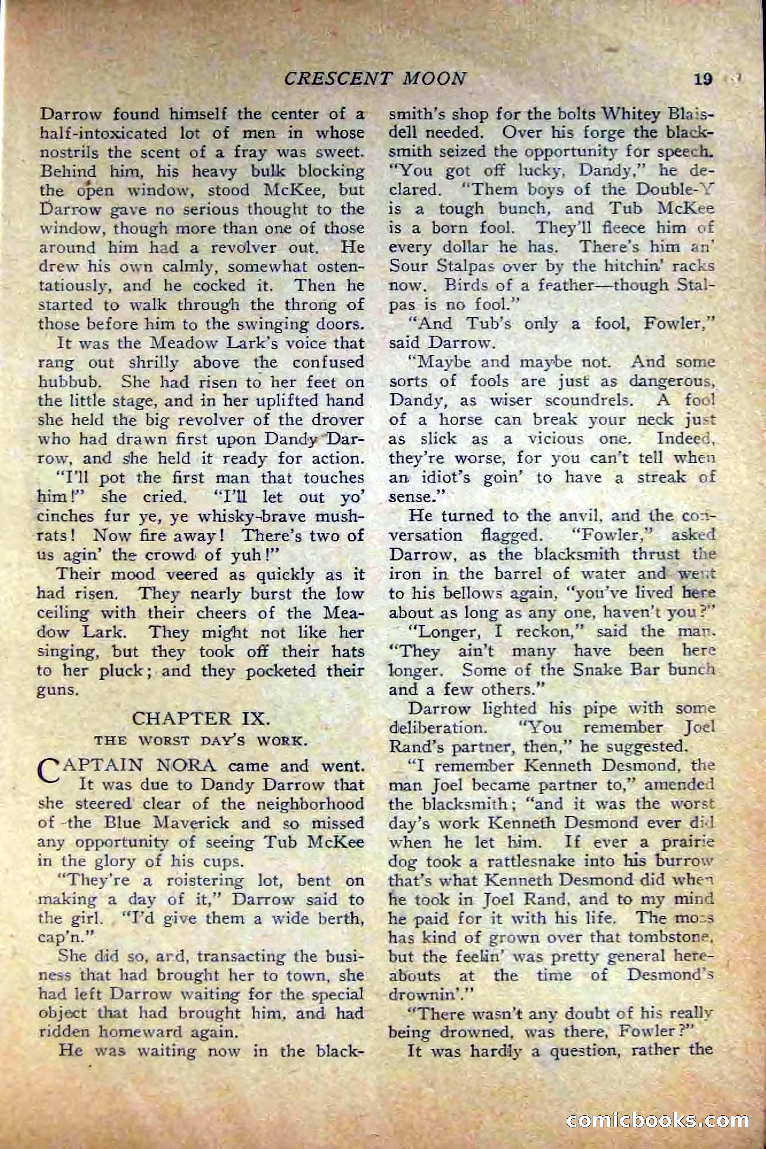 Western Story Magazine — page 21 of 148