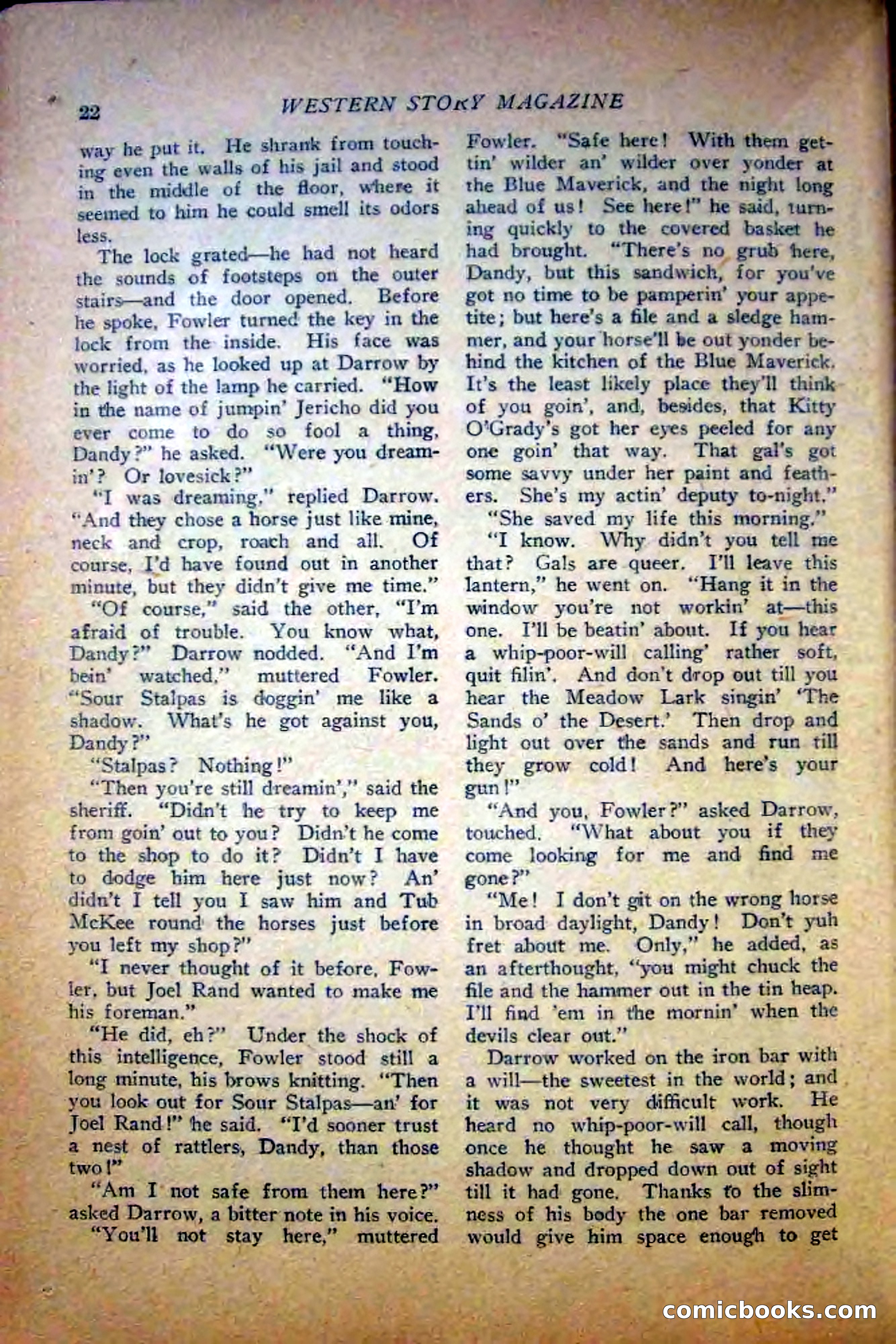 Western Story Magazine — page 24 of 148