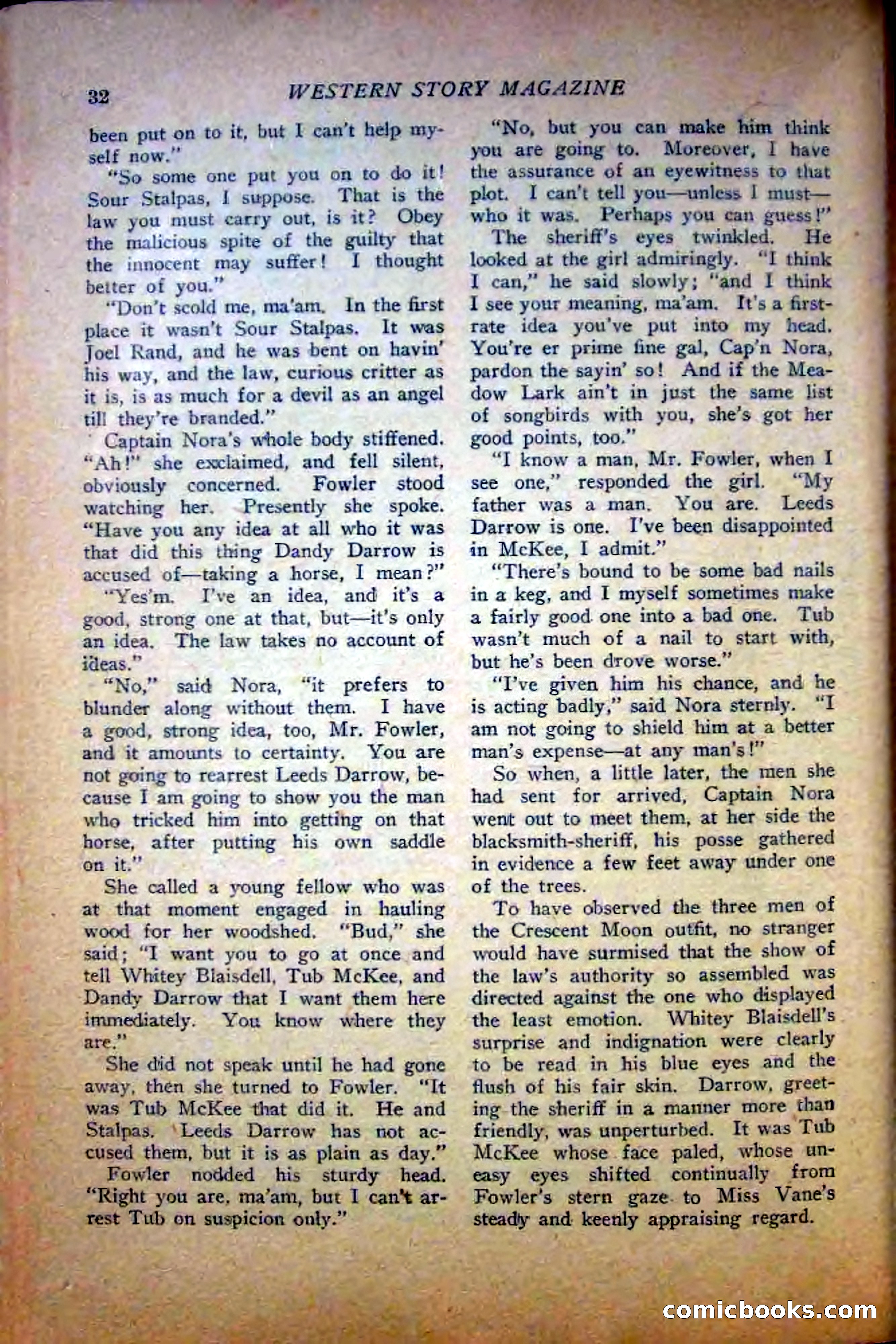 Western Story Magazine — page 34 of 148