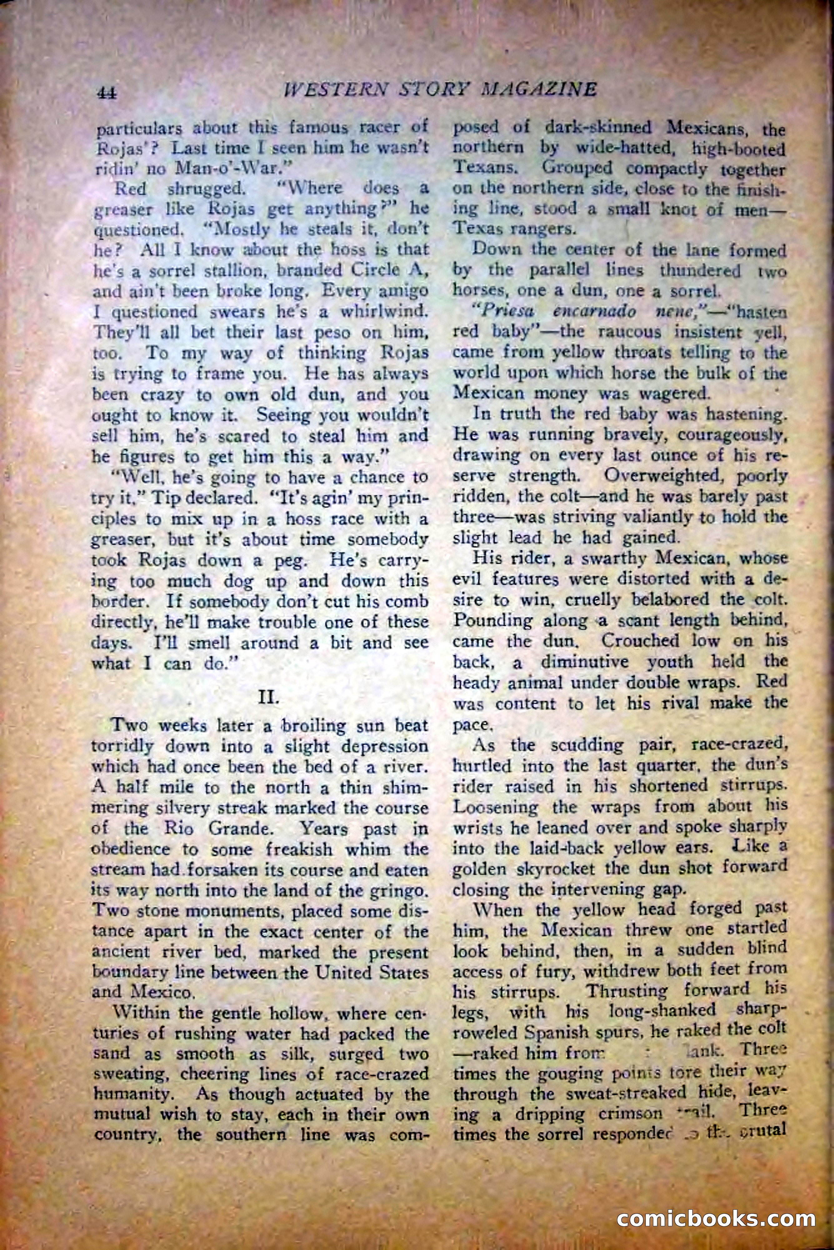 Western Story Magazine — page 46 of 148