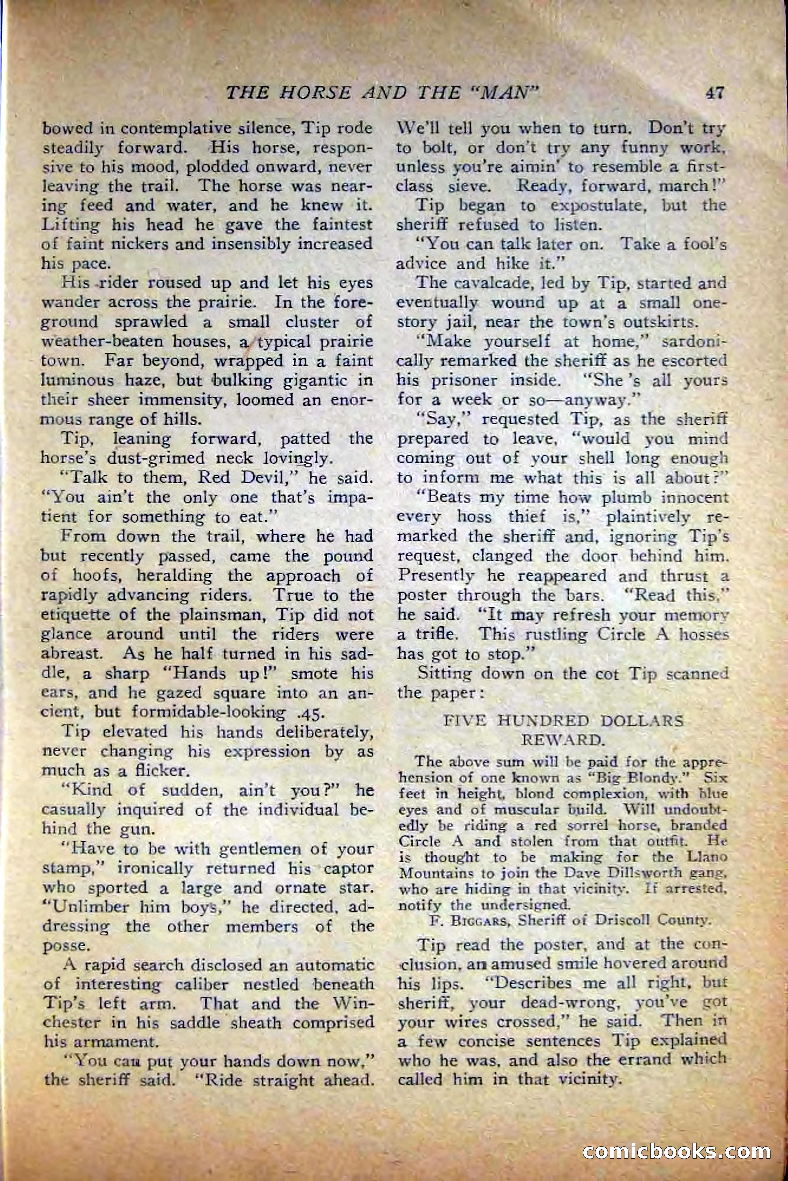 Western Story Magazine — page 49 of 148