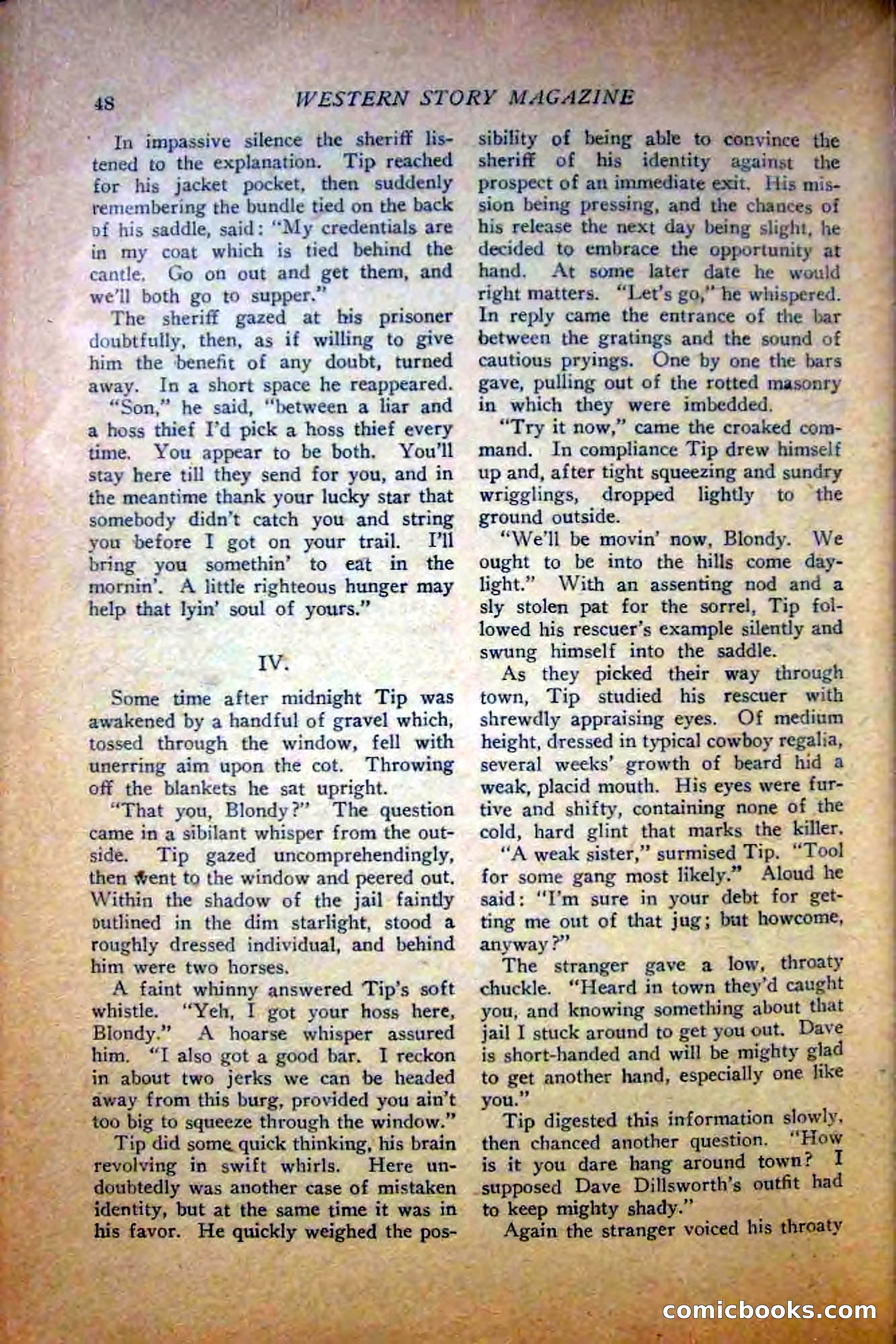 Western Story Magazine — page 50 of 148