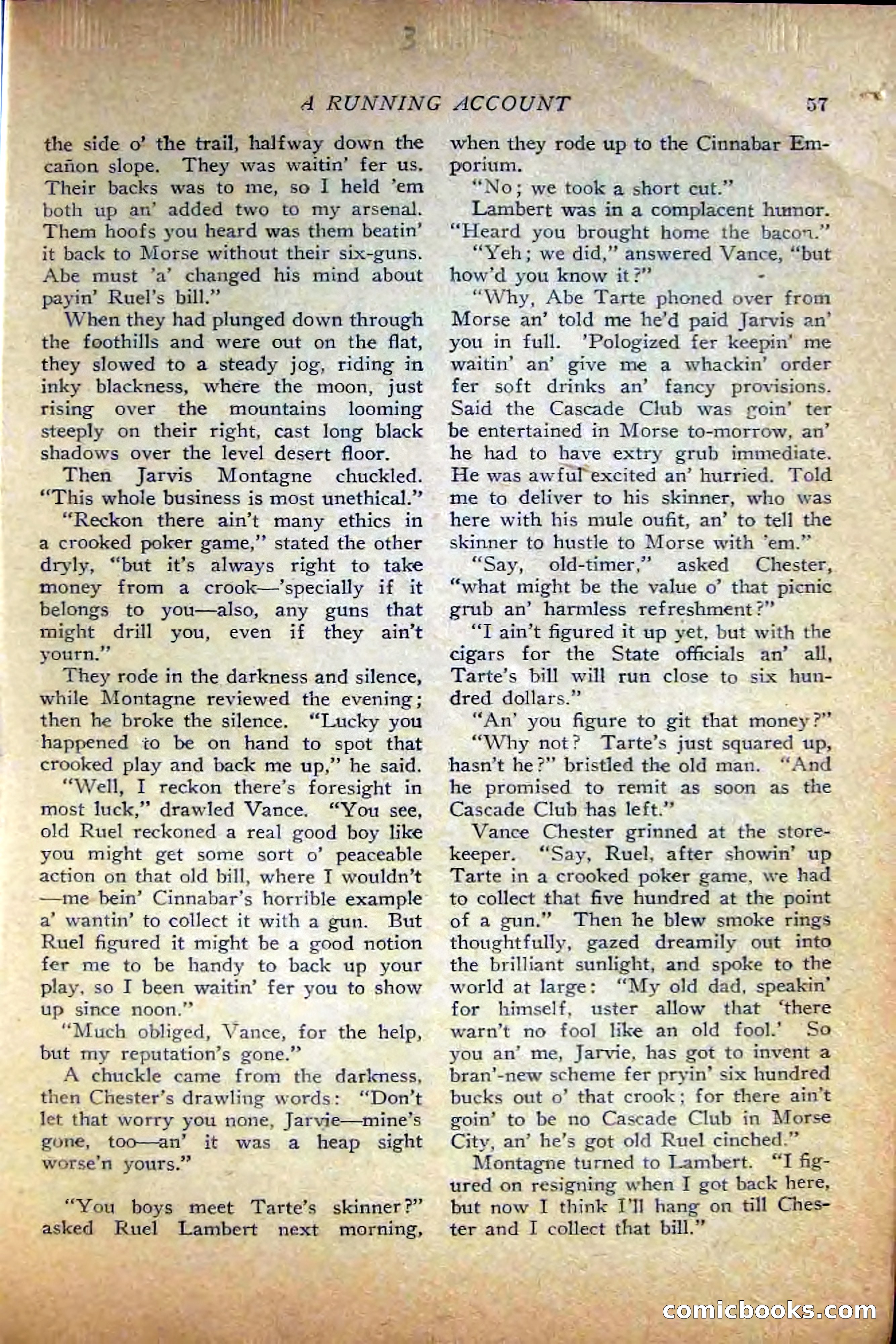 Western Story Magazine — page 59 of 148