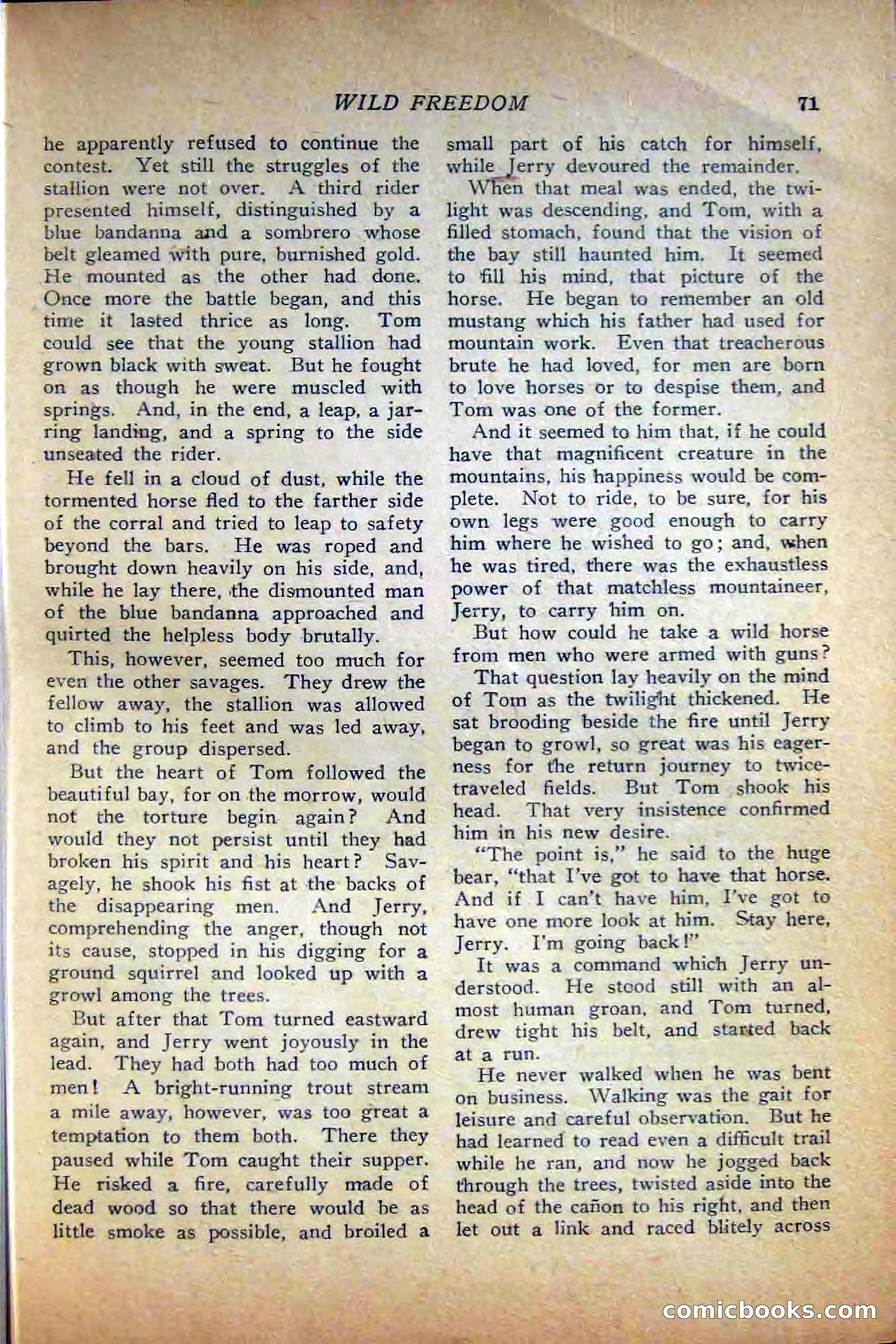 Western Story Magazine — page 73 of 148