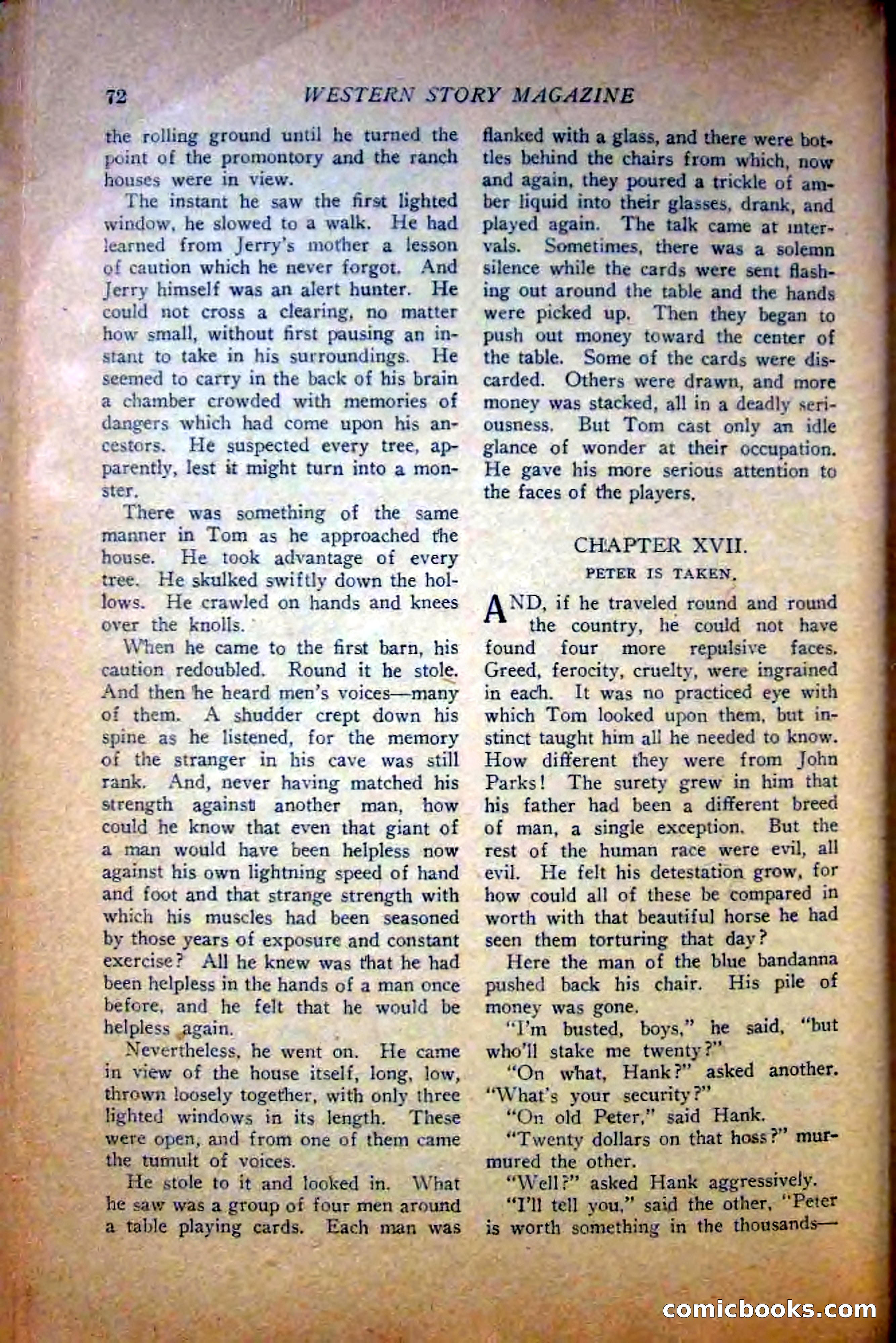 Western Story Magazine — page 74 of 148