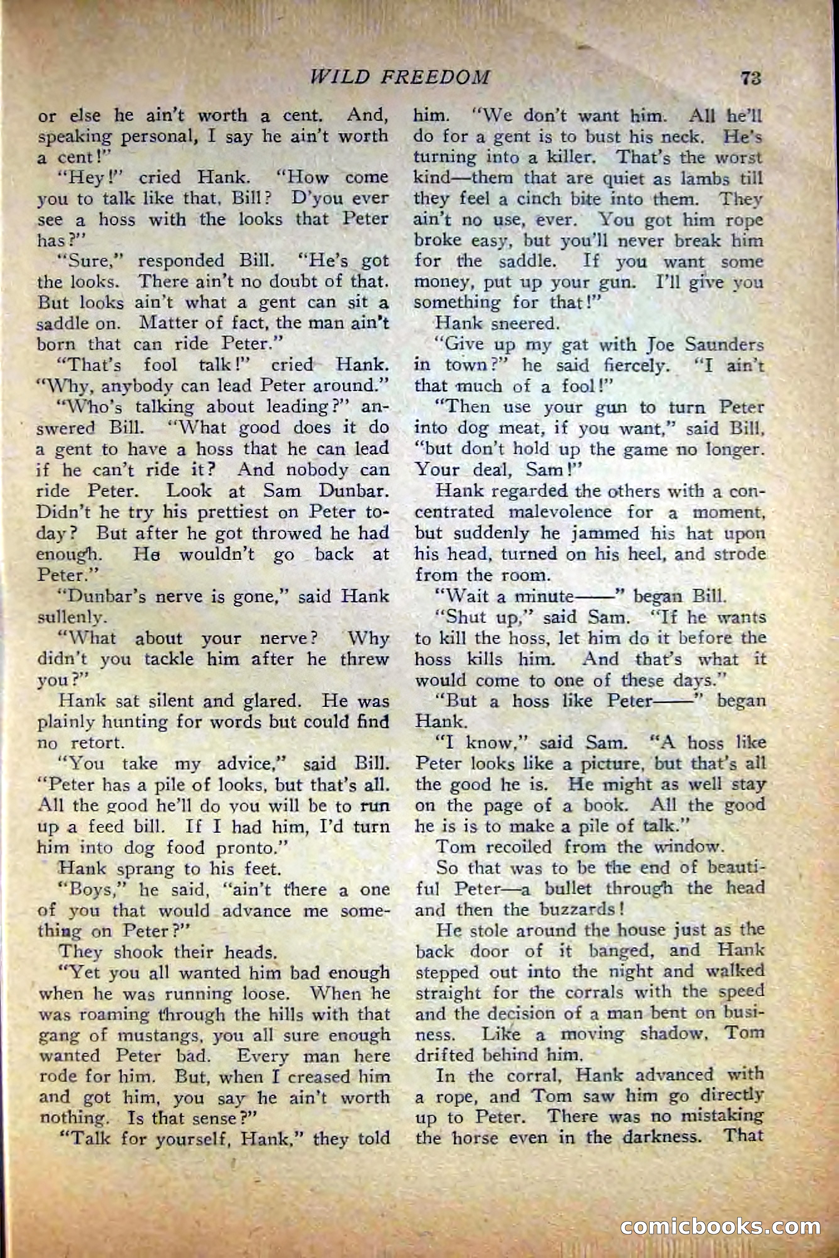 Western Story Magazine — page 75 of 148