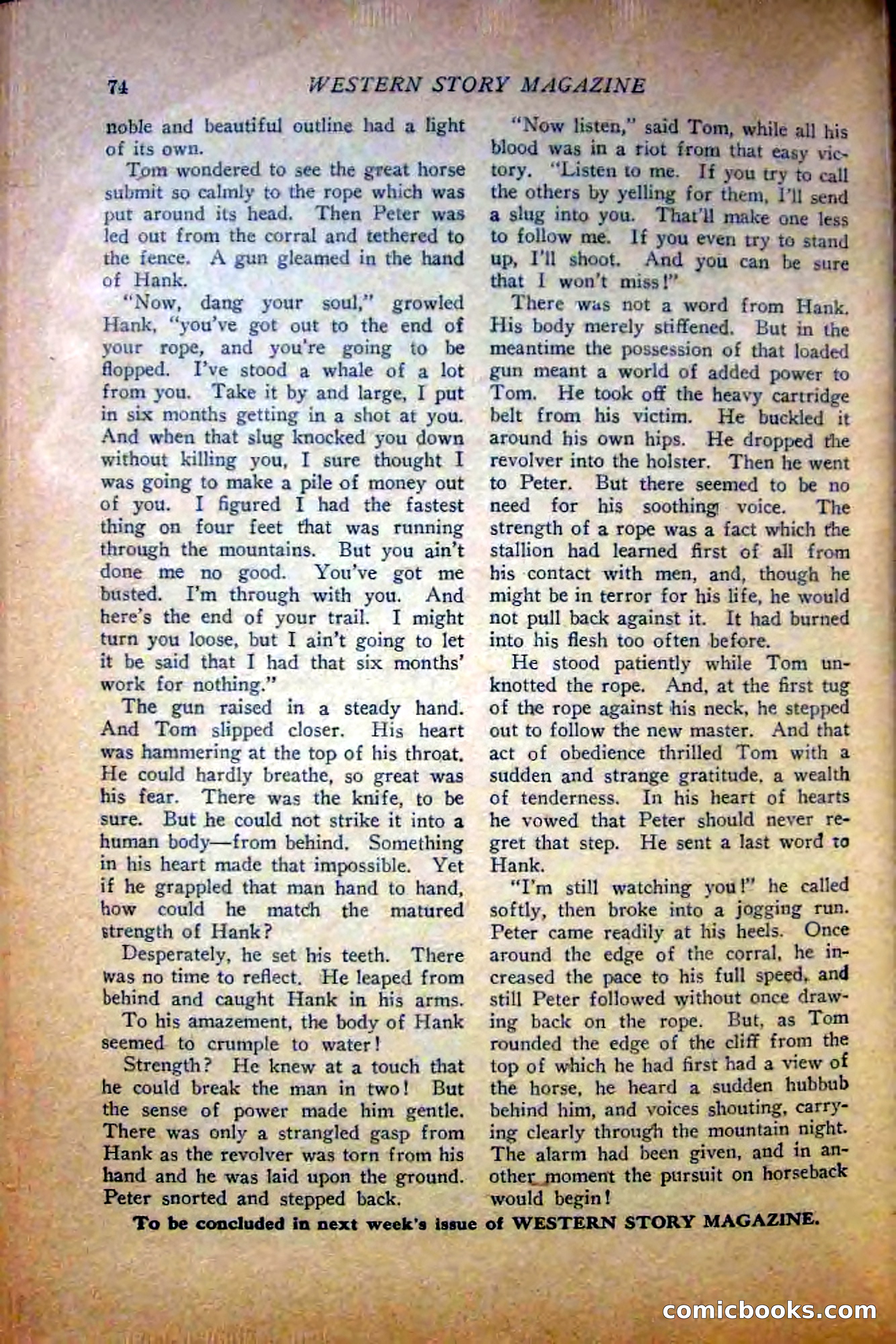 Western Story Magazine — page 76 of 148
