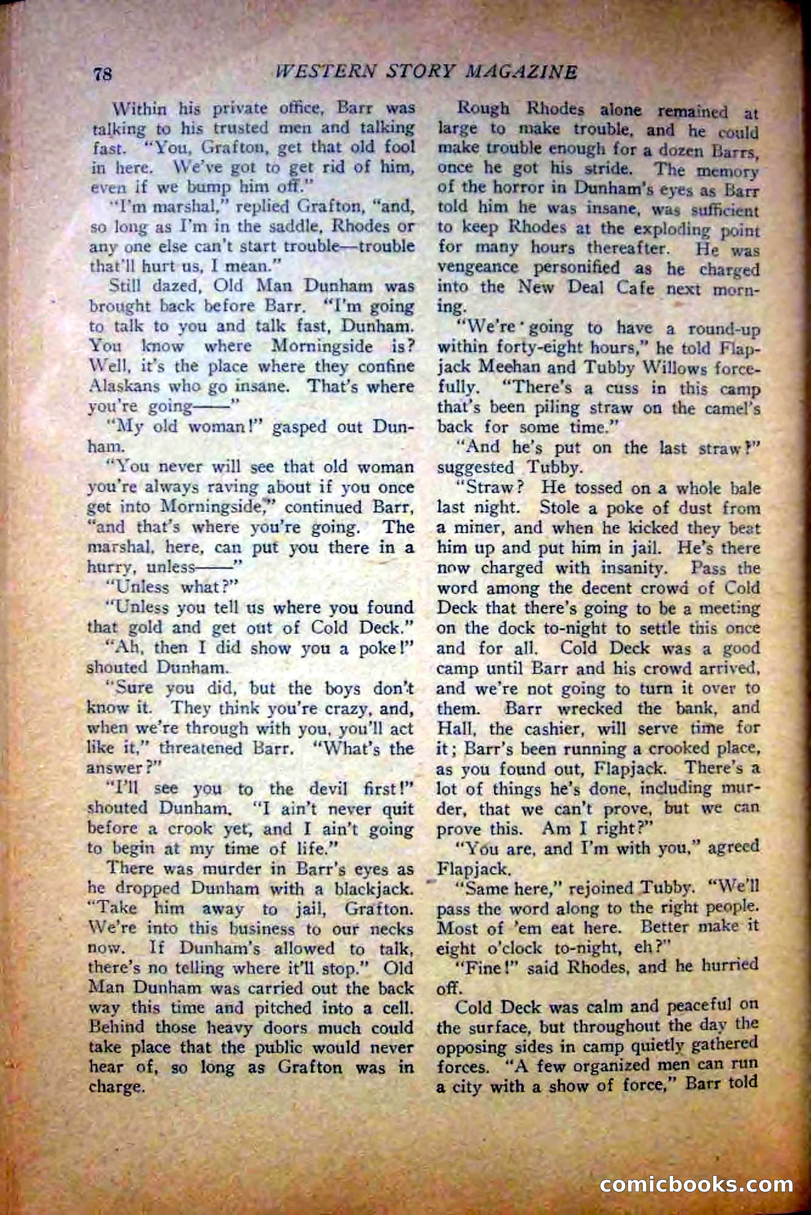 Western Story Magazine — page 80 of 148