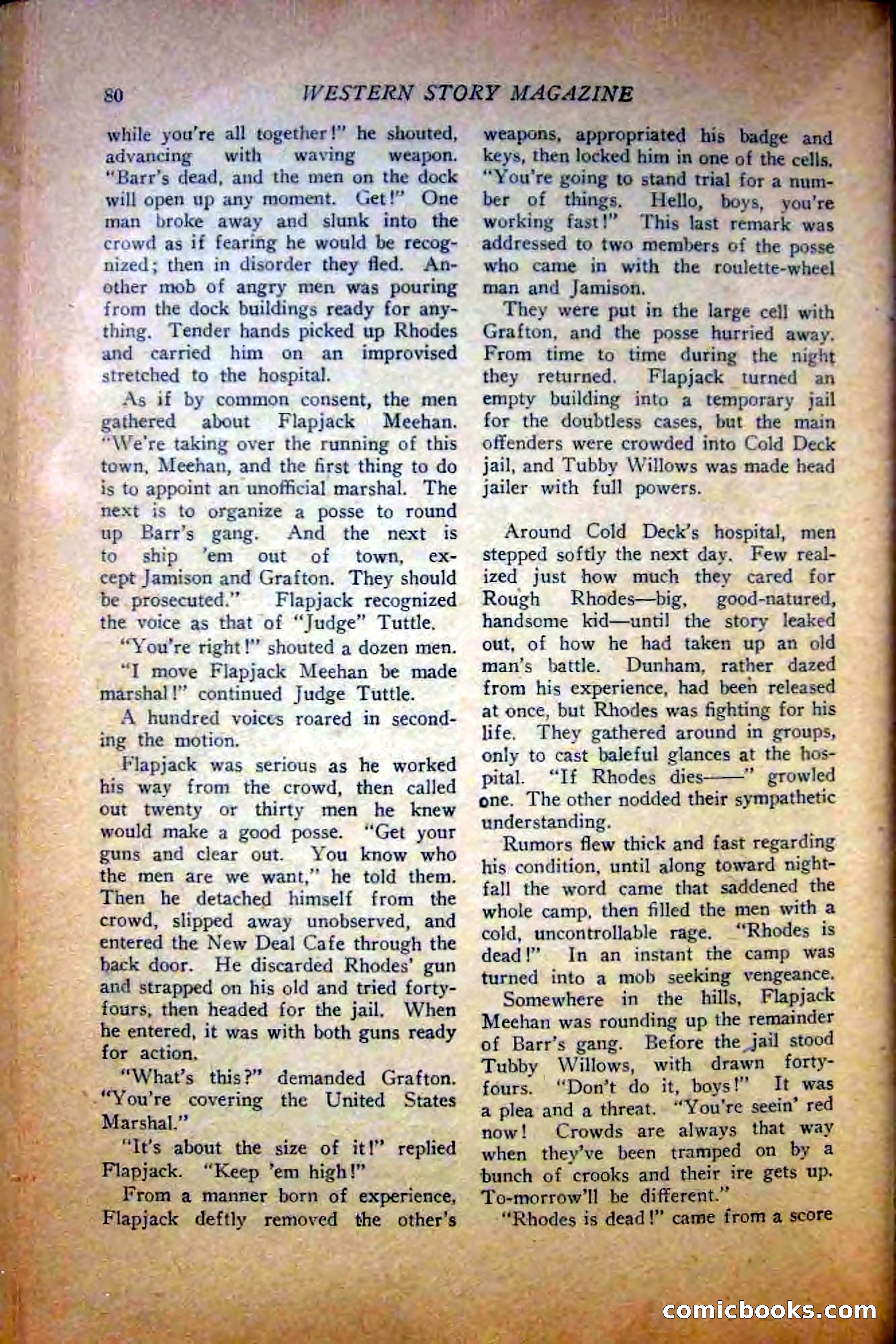 Western Story Magazine — page 82 of 148