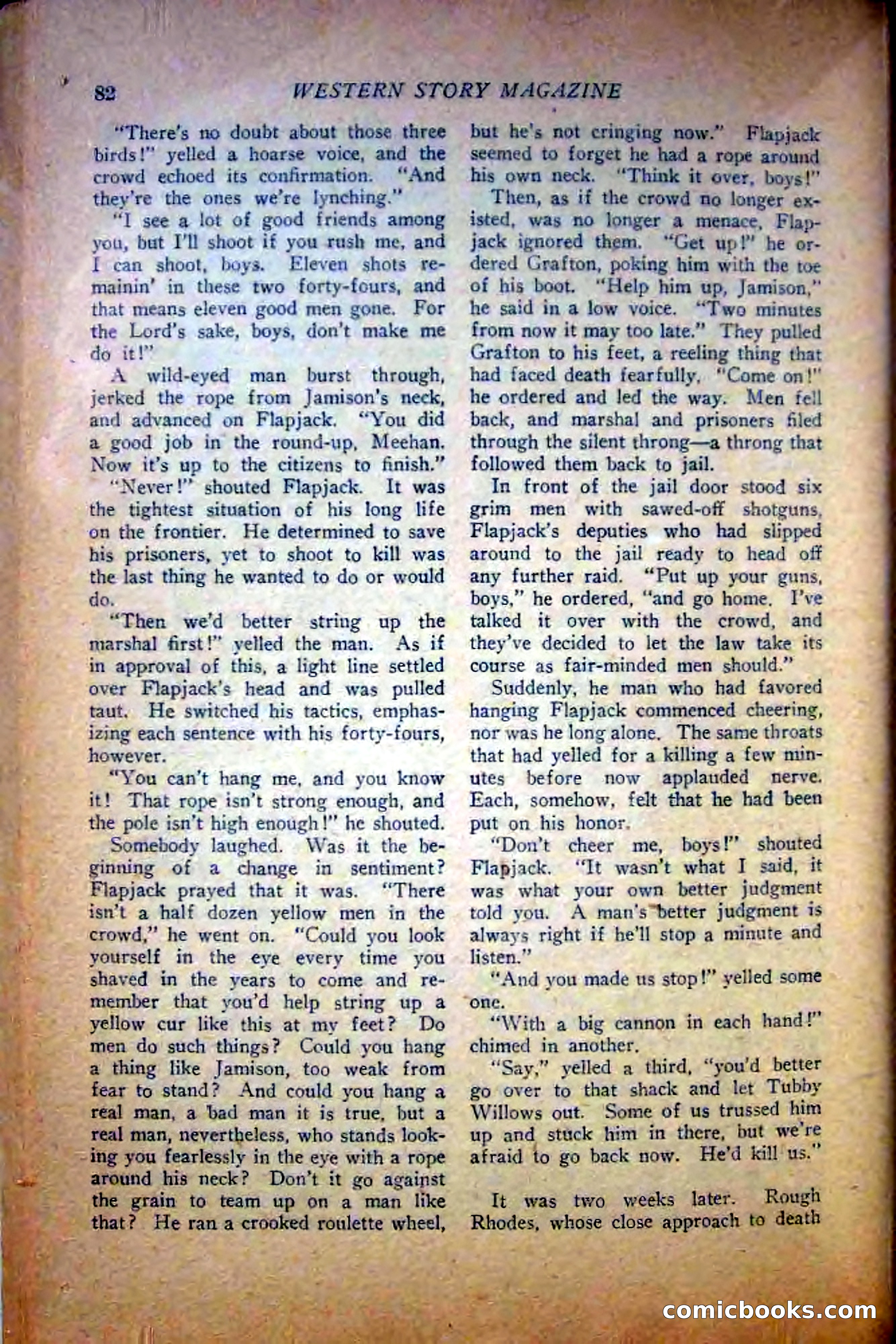 Western Story Magazine — page 84 of 148
