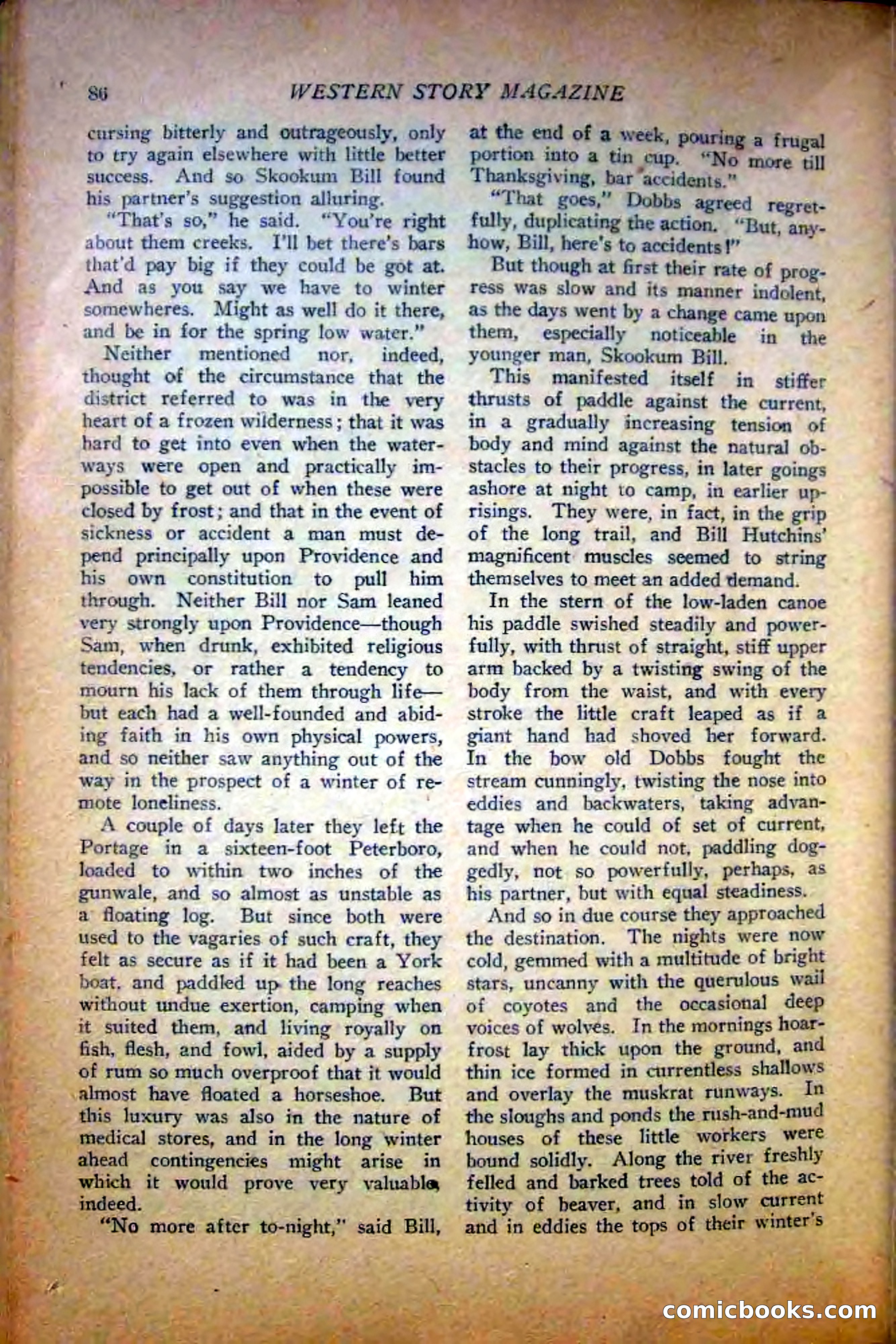 Western Story Magazine — page 88 of 148