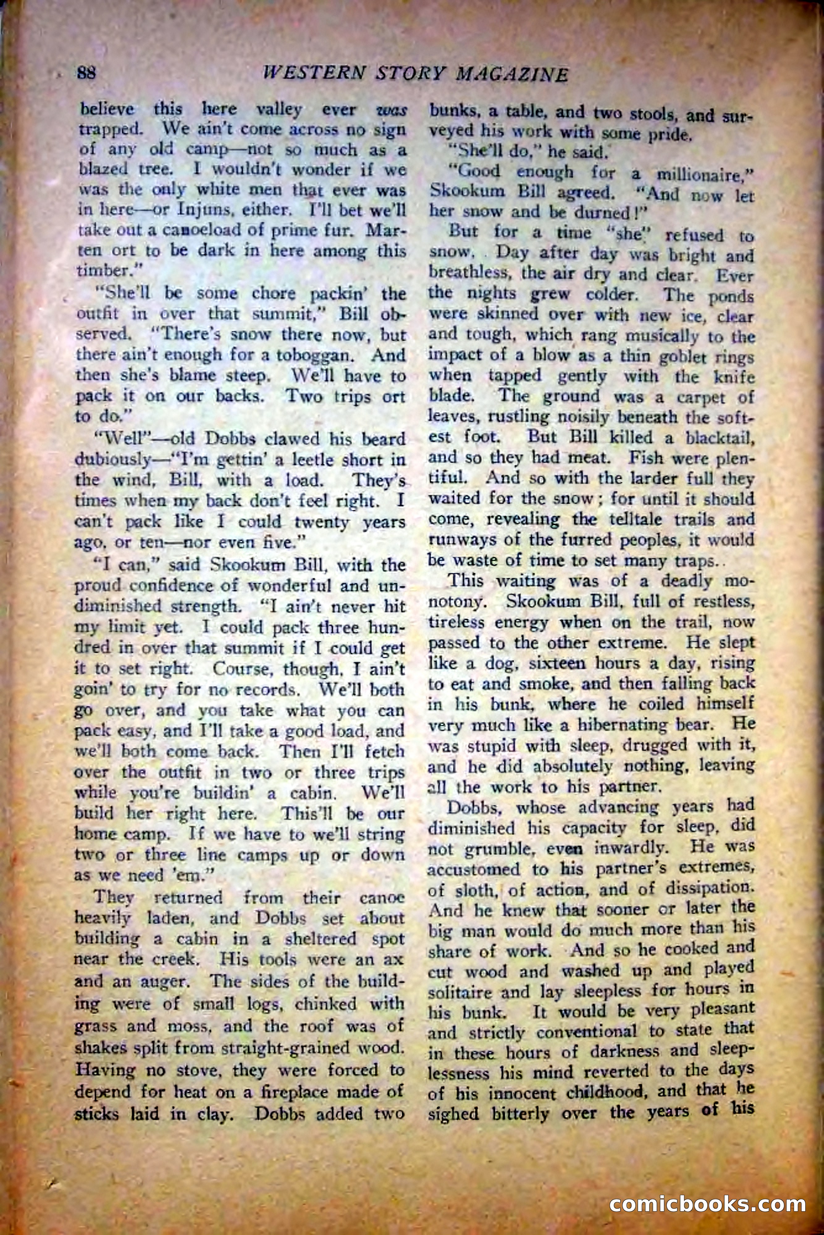 Western Story Magazine — page 90 of 148