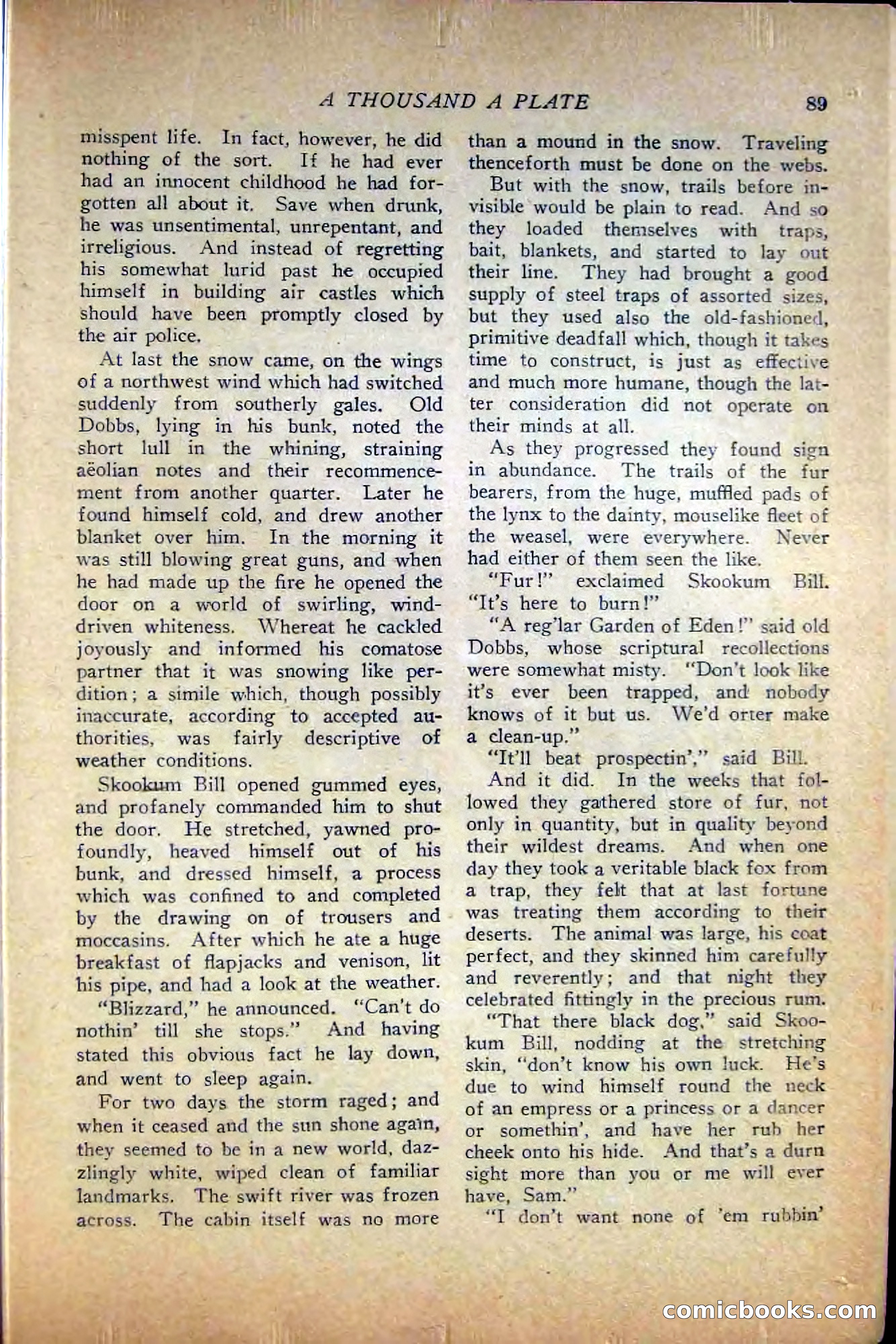 Western Story Magazine — page 91 of 148