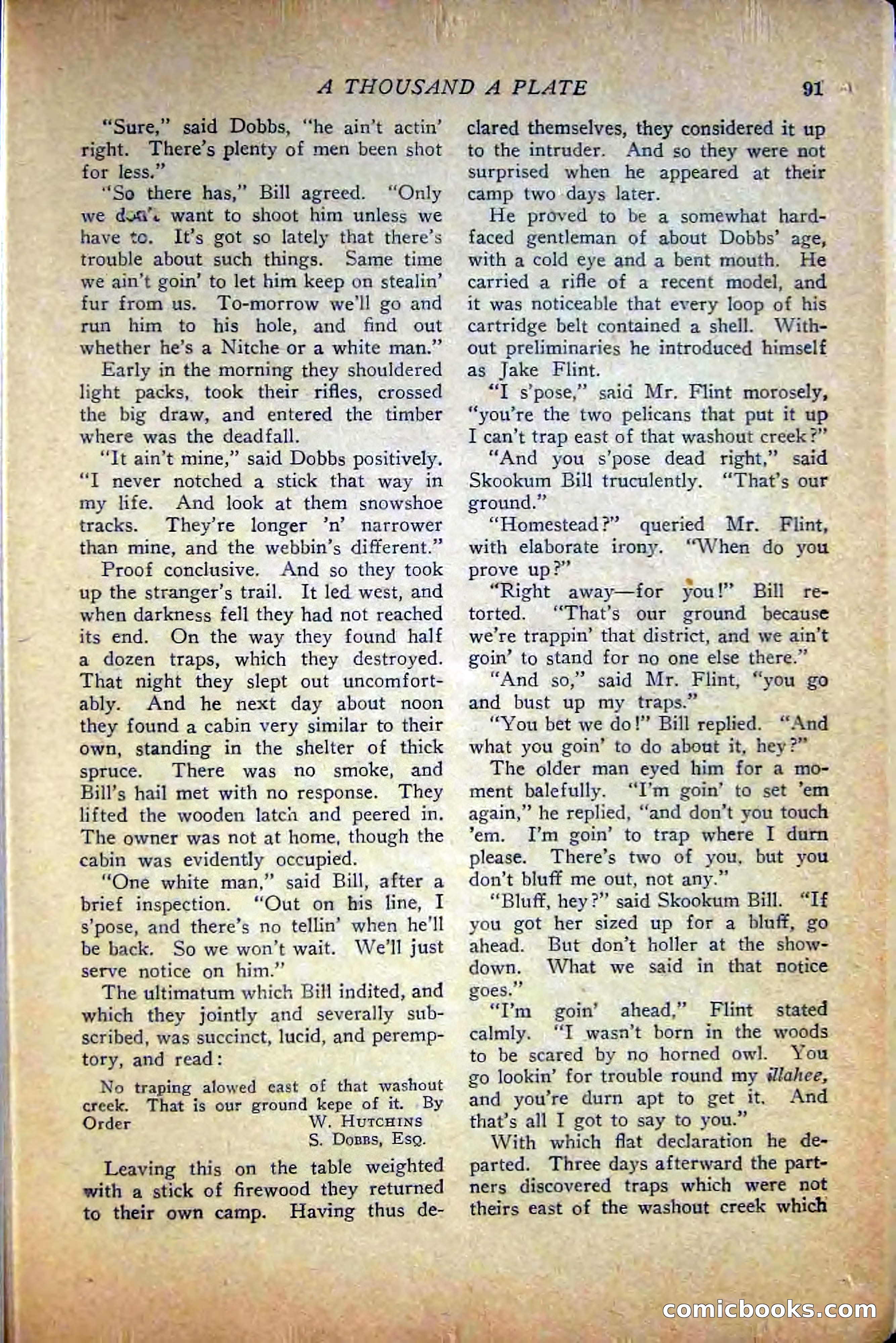 Western Story Magazine — page 93 of 148
