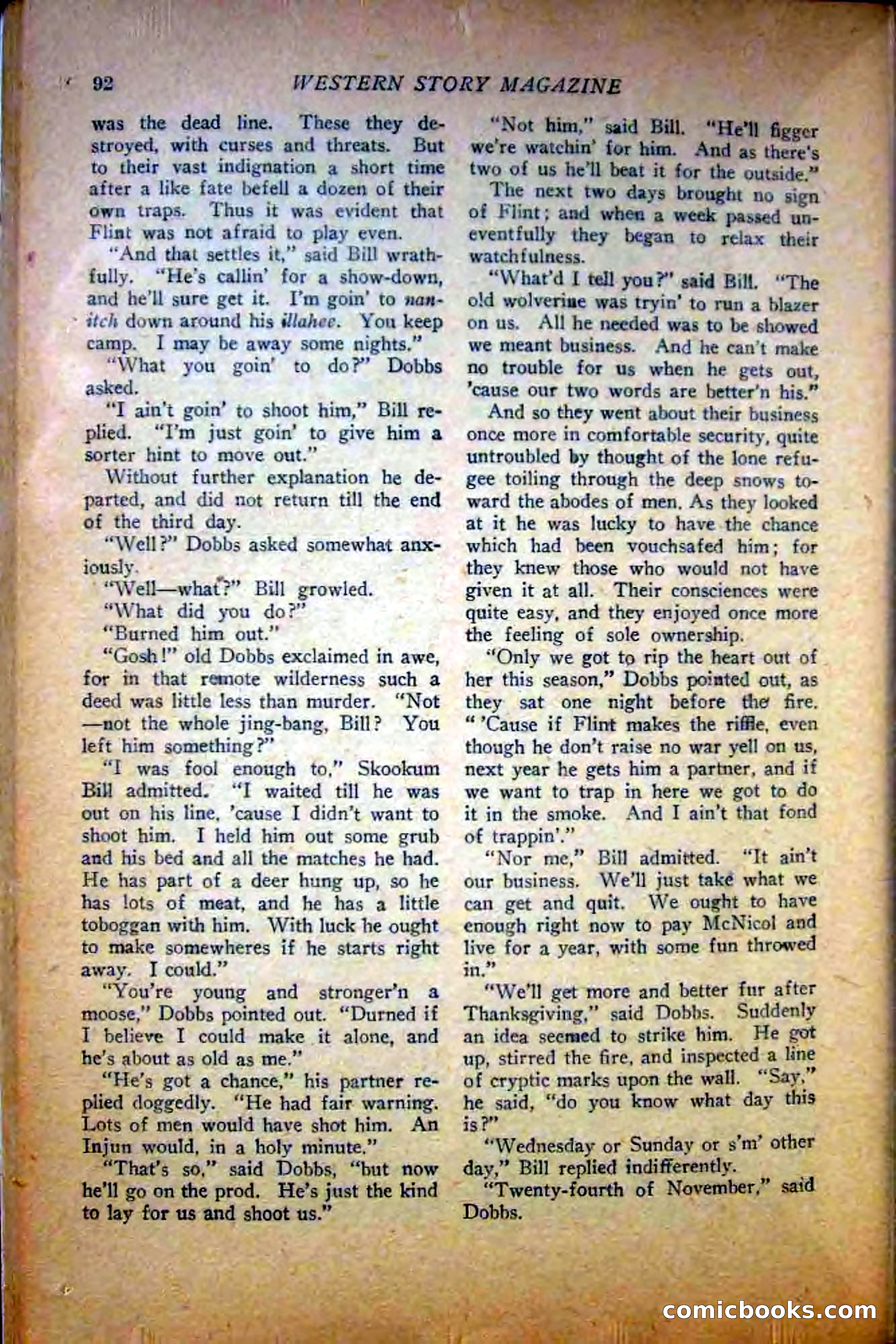Western Story Magazine — page 94 of 148