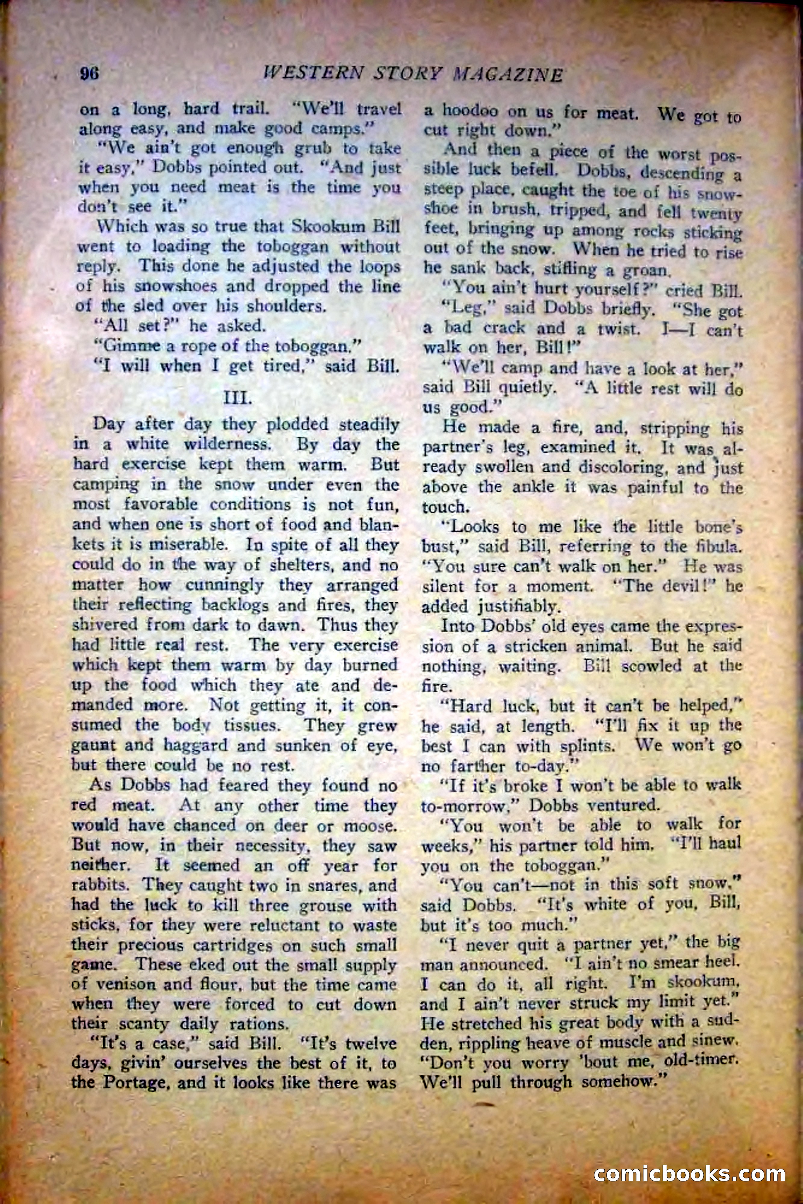 Western Story Magazine — page 98 of 148
