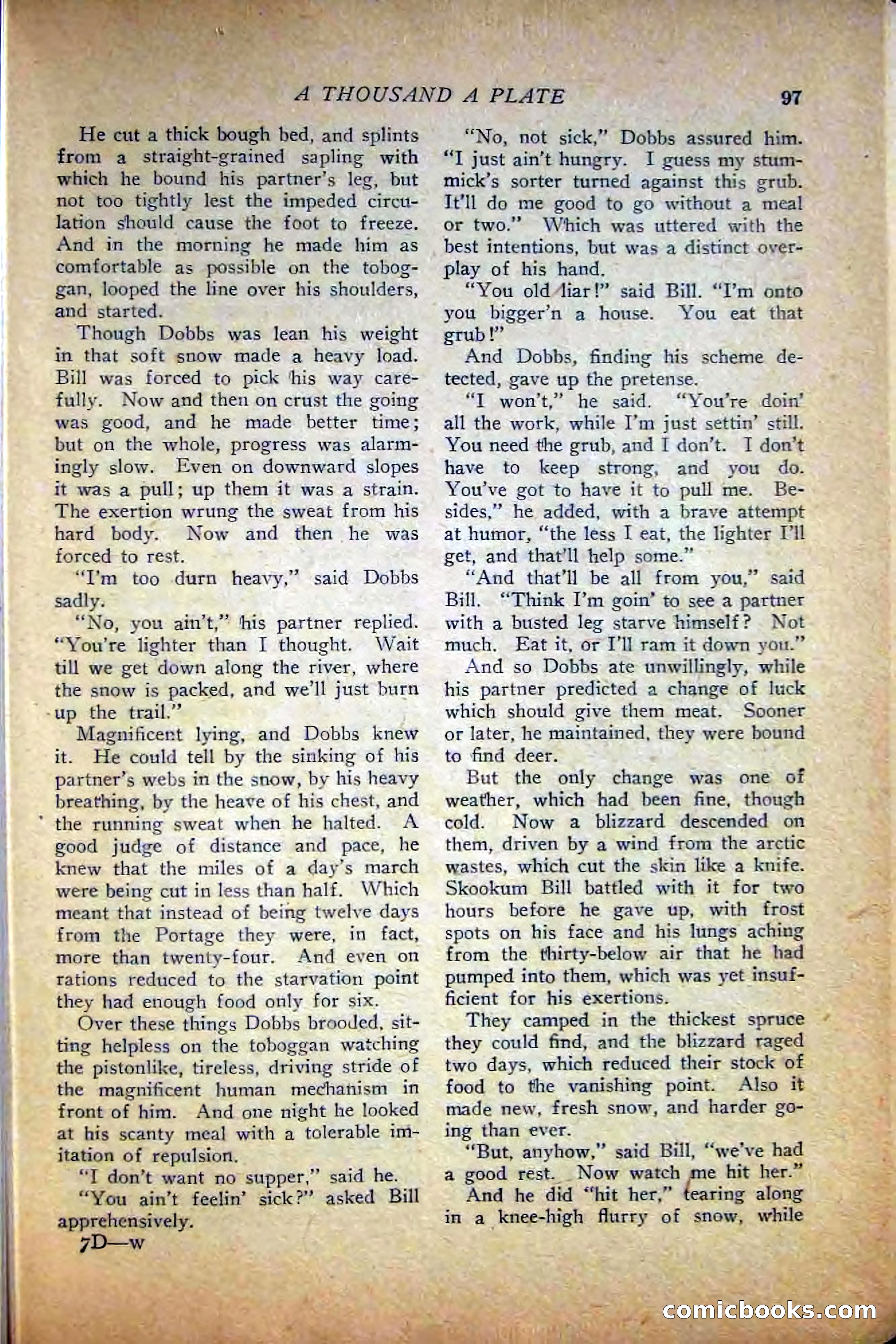 Western Story Magazine — page 99 of 148