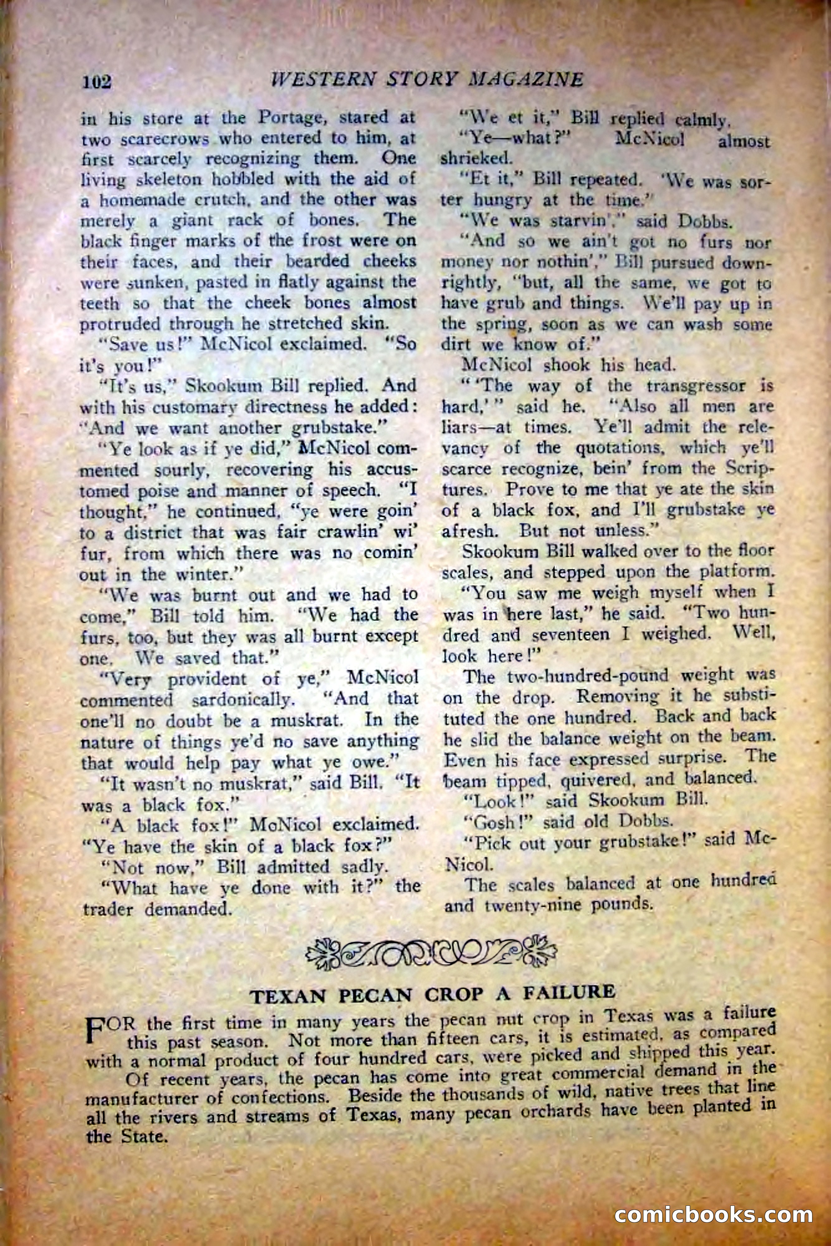 Western Story Magazine — page 104 of 148