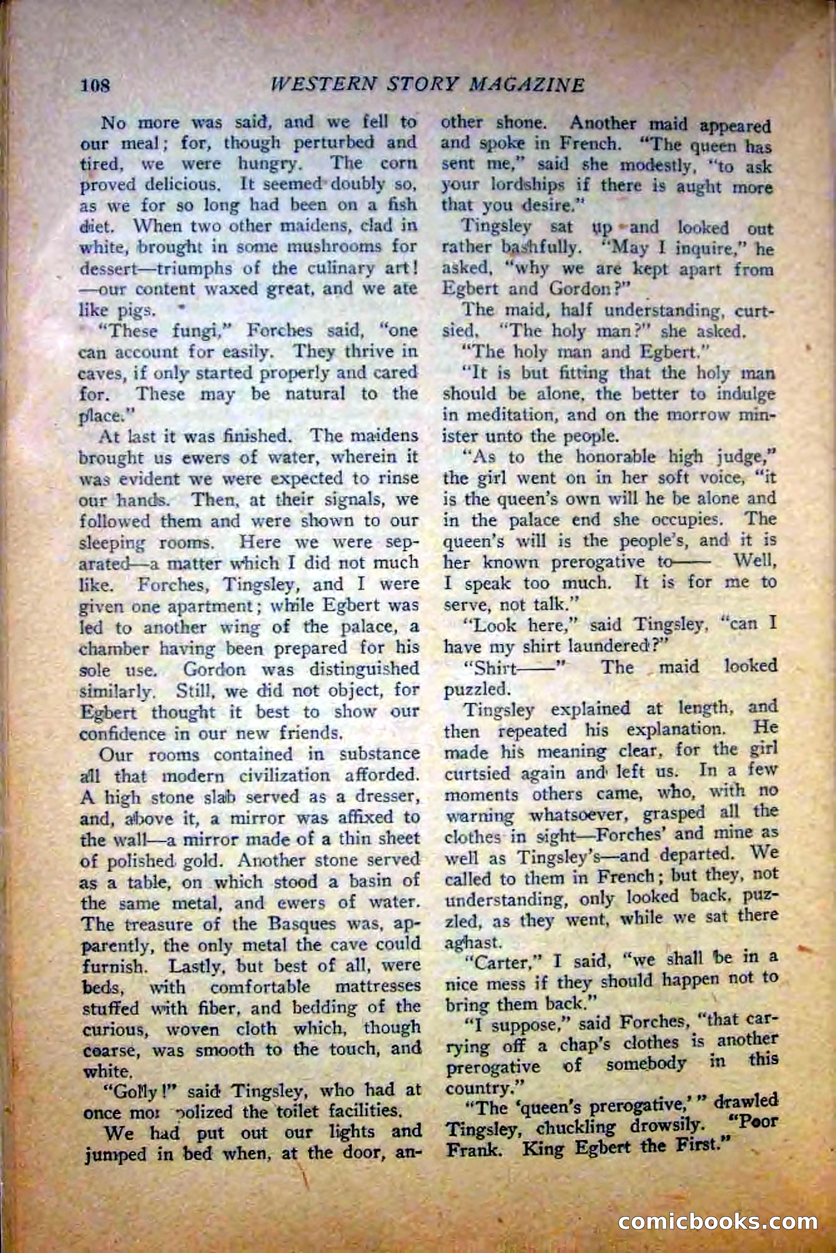Western Story Magazine — page 110 of 148